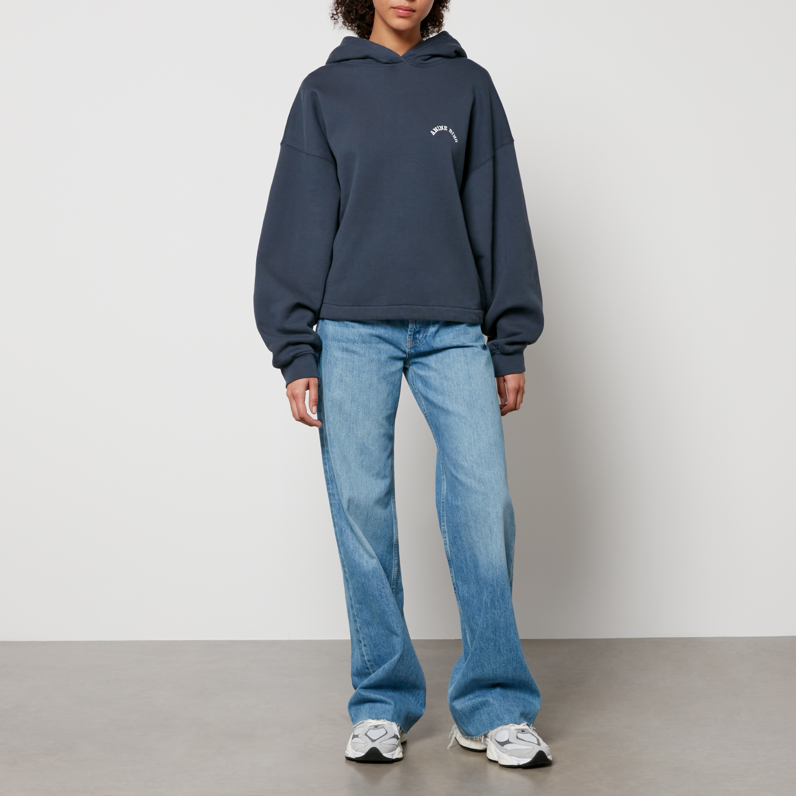 Anine Bing Lucy Cotton-Jersey Hoodie