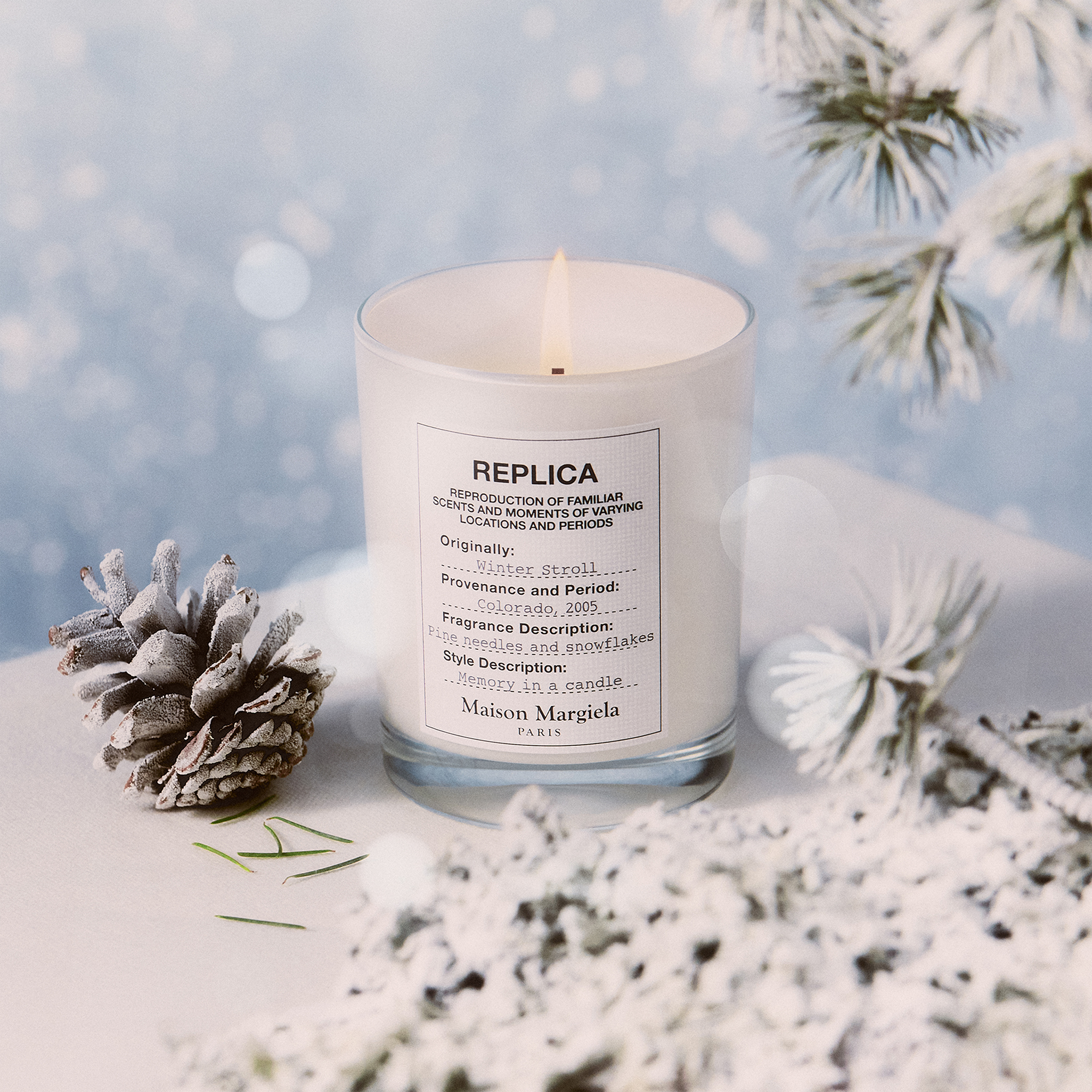 キャンドル Maison Margiela REPLICA Winter Stroll Maison Margiela Replica Winter Stroll Christmas Candle 165g