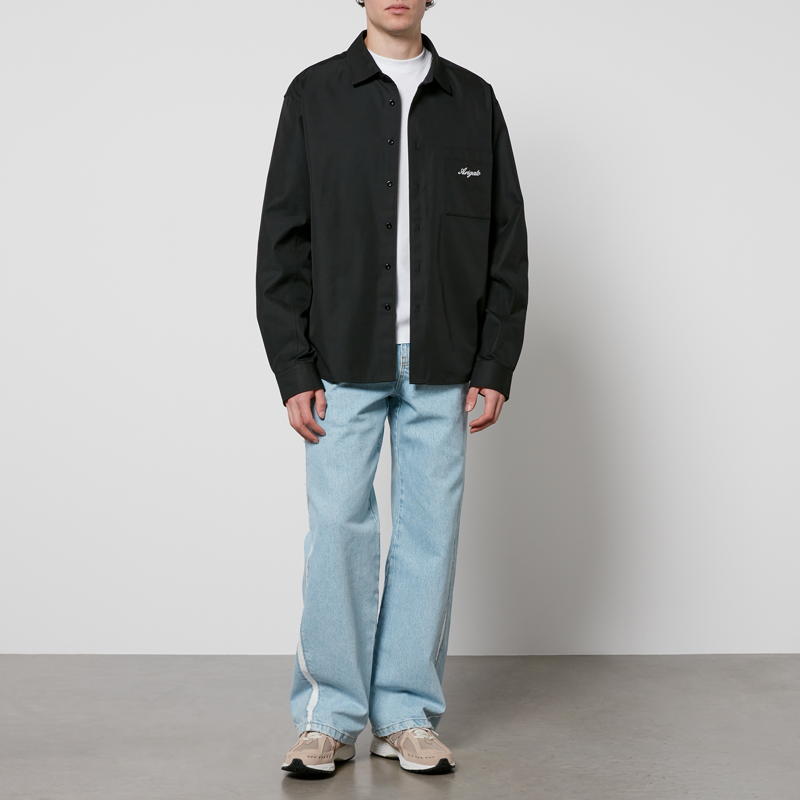 Tシャツ・カットソー AXEL ARIGATO FW24 FLOW OVERSHIRT (A0878002 BLACK) AXEL ARIGATO - Men's T-Shirts