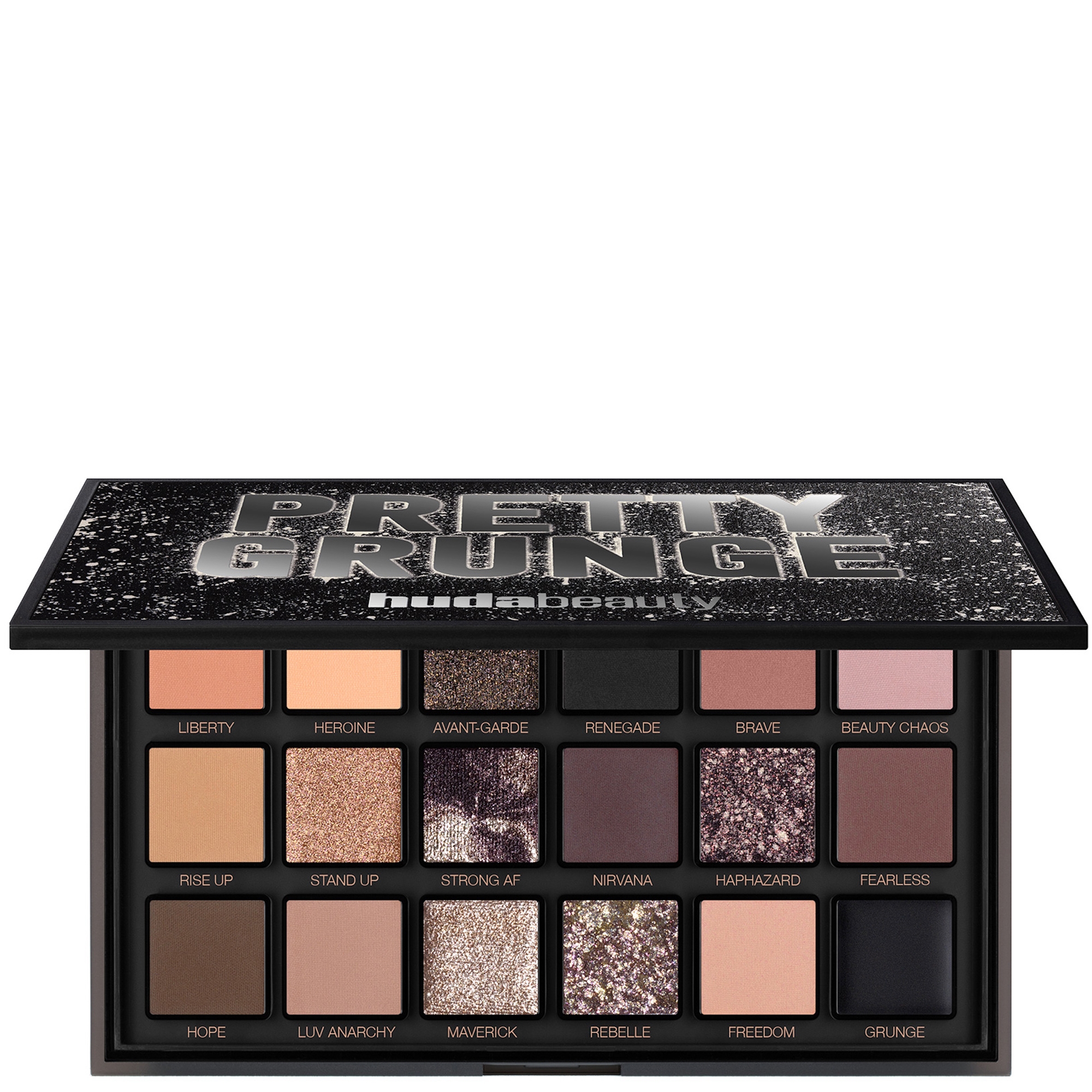 Huda Beauty Pretty Grunge 18W Eyeshadow Palette | Cult Beauty