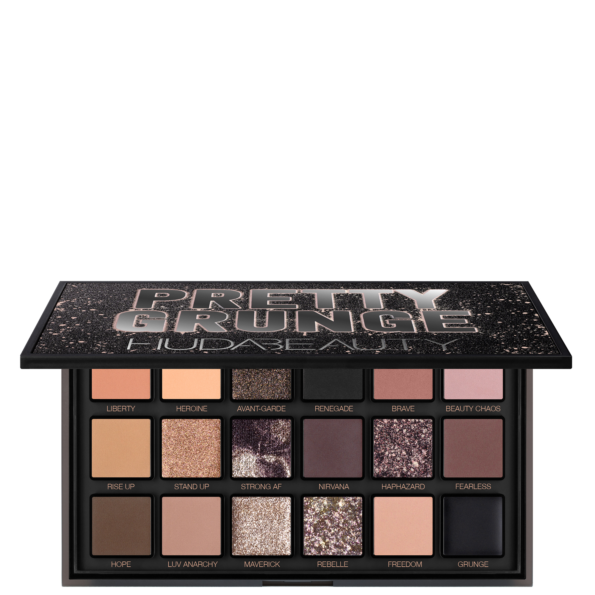 Huda Beauty Pretty Grunge 18W Eyeshadow Palette | Cult Beauty