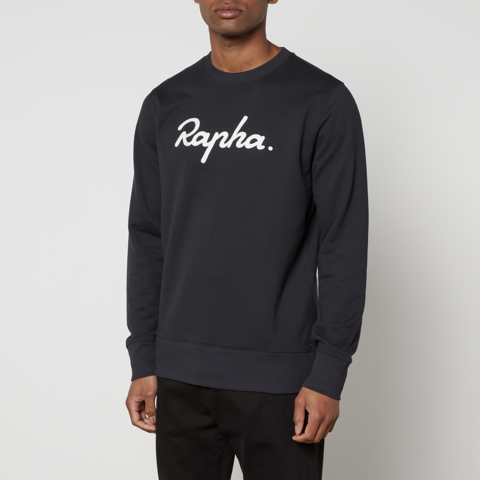 Rapha Logo Cotton-Jersey Sweatshirt - S | Coggles