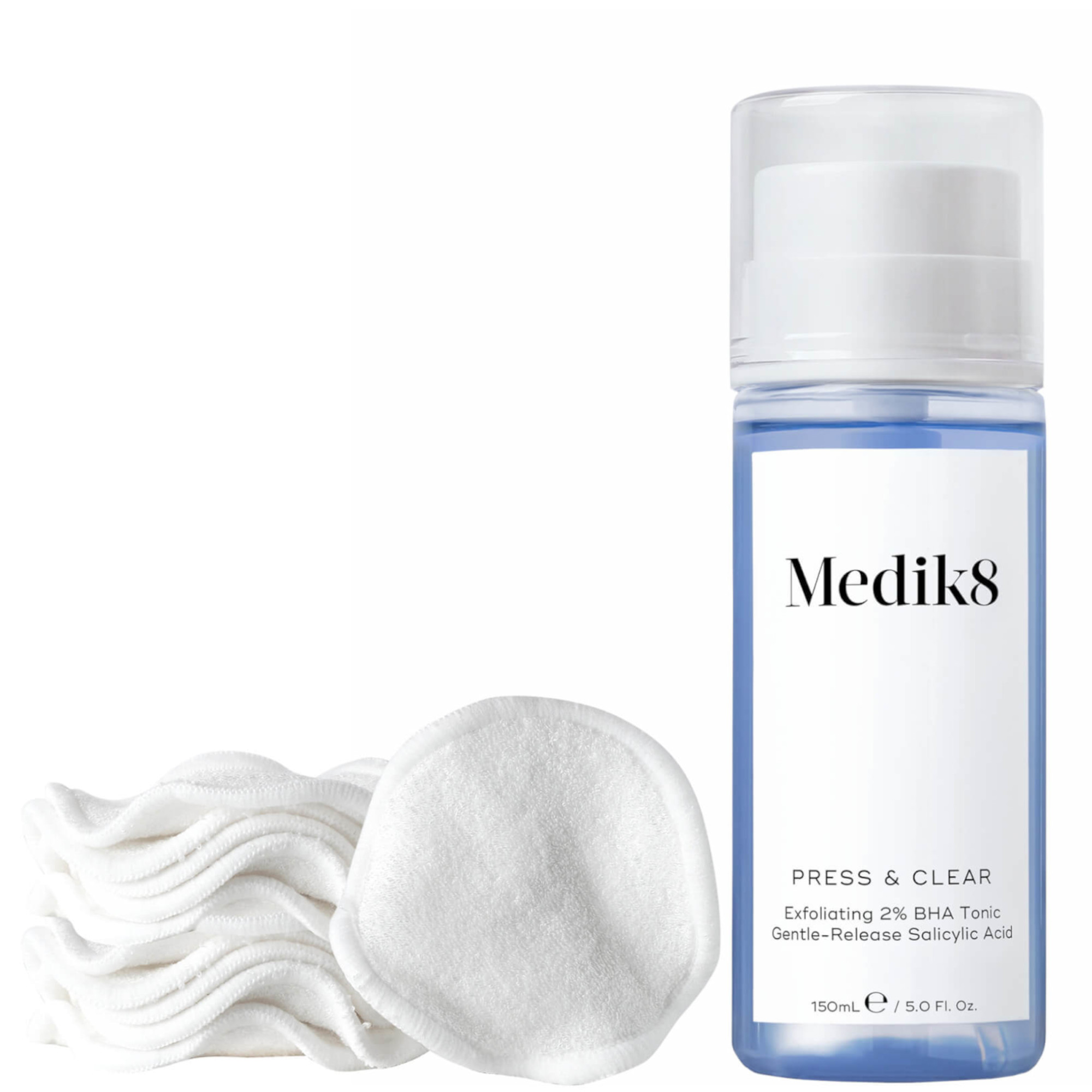 Medik8 Press & Clear and Cotton Pads | Cult Beauty