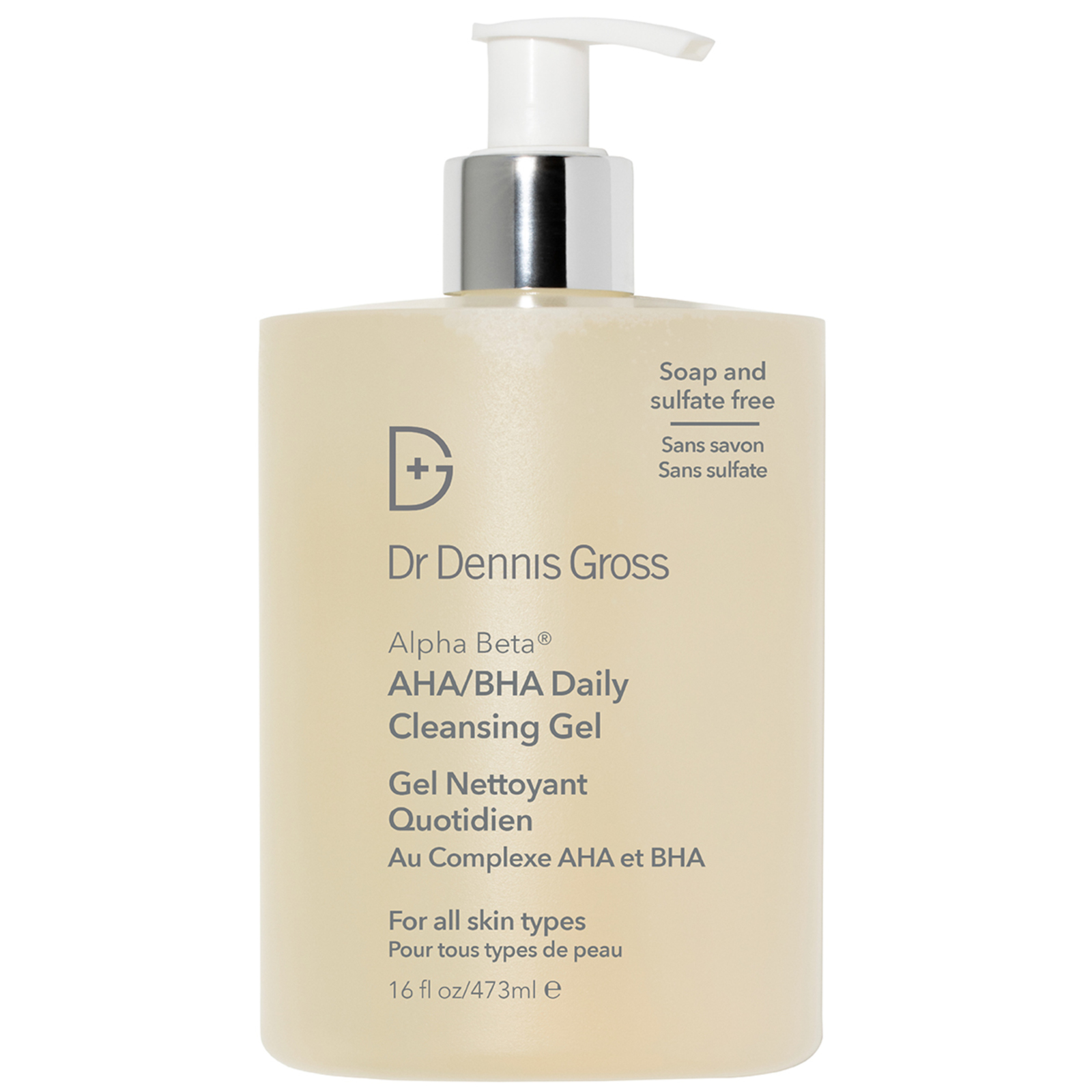 cult Dr Dennis Gross Skincare Alpha Beta AHA/BHA Daily Cleansing Gel 473ml