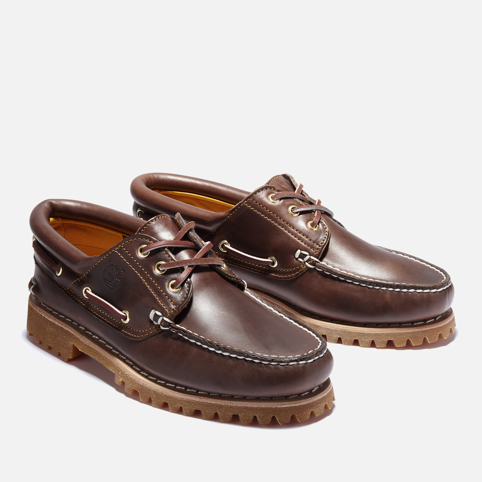 Timberland Men's Authentic Leather Boat Shoes | Coggles