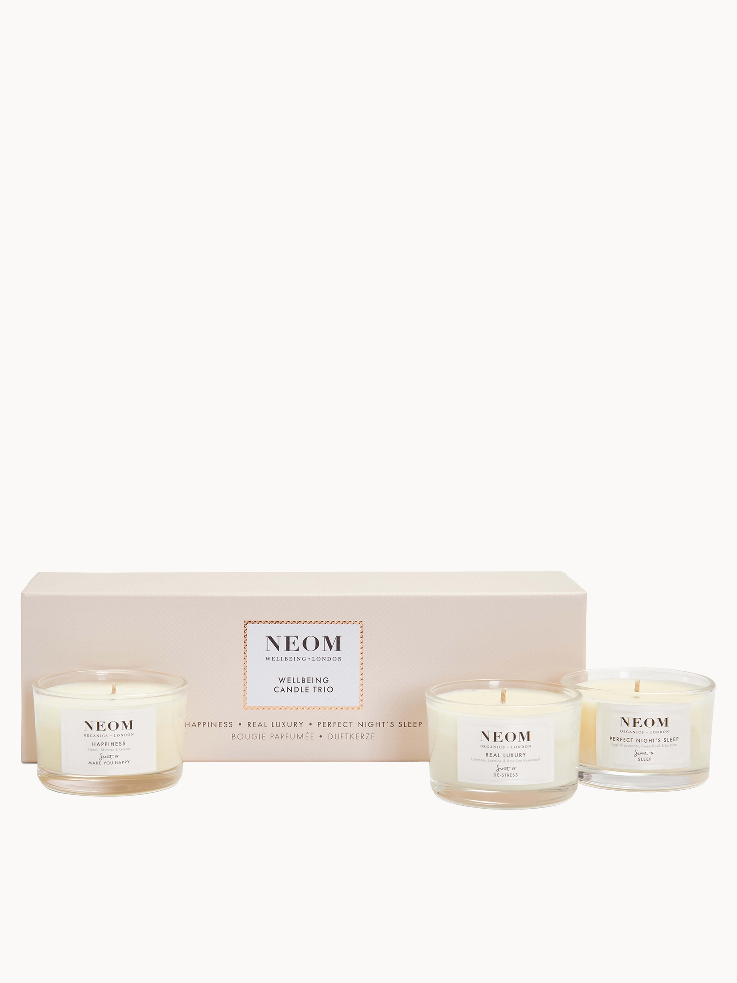 NEOM: NEOM Wellbeing Wellbeing Candle Trio