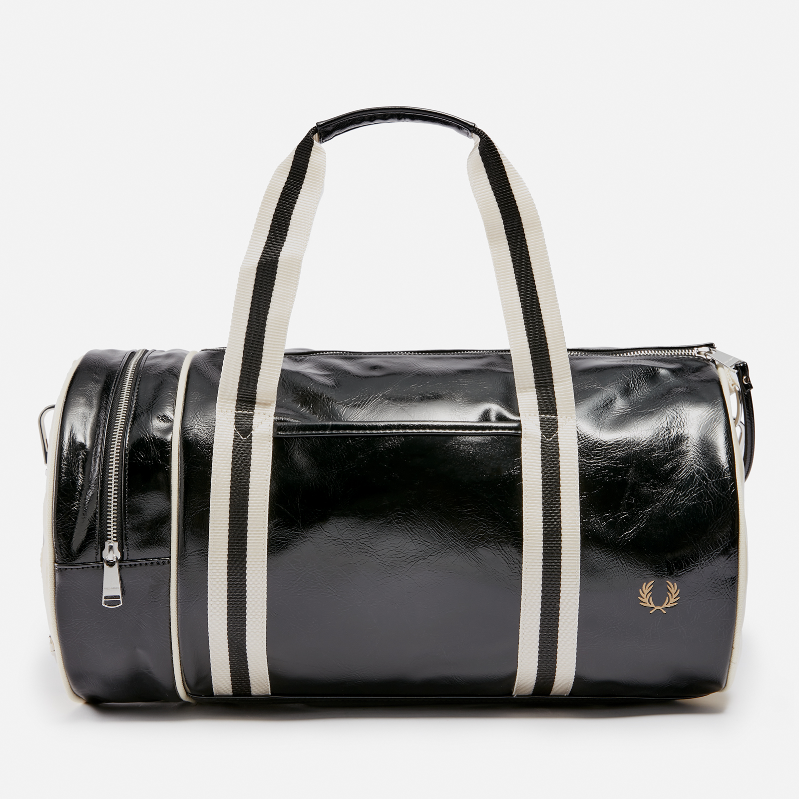 Fred Perry Classic Faux Patent Leather Duffle Bag | Coggles