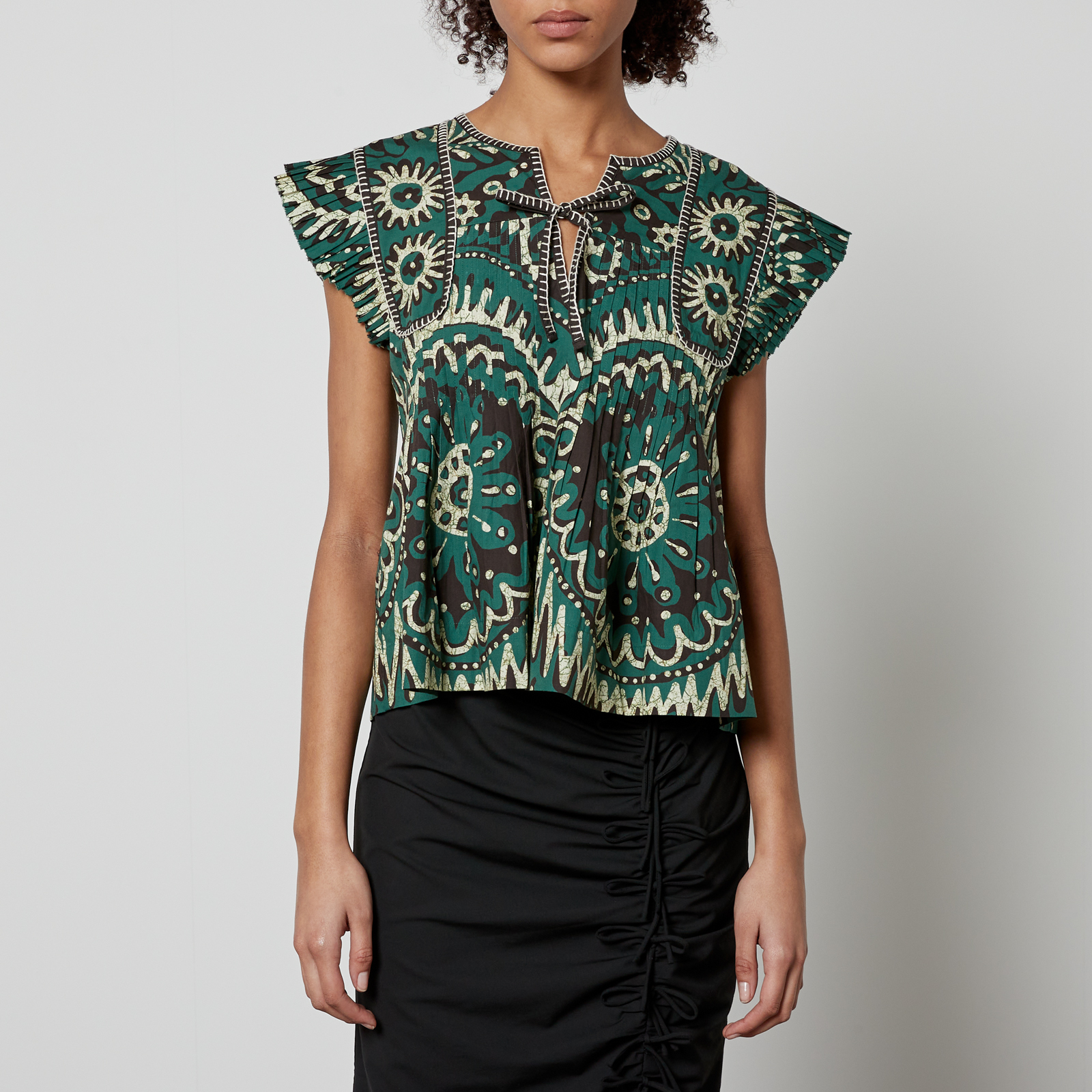 Sea New York CHARLOUGH PRINT フレンチスリーブ 14937047-8145104072845009.jpg