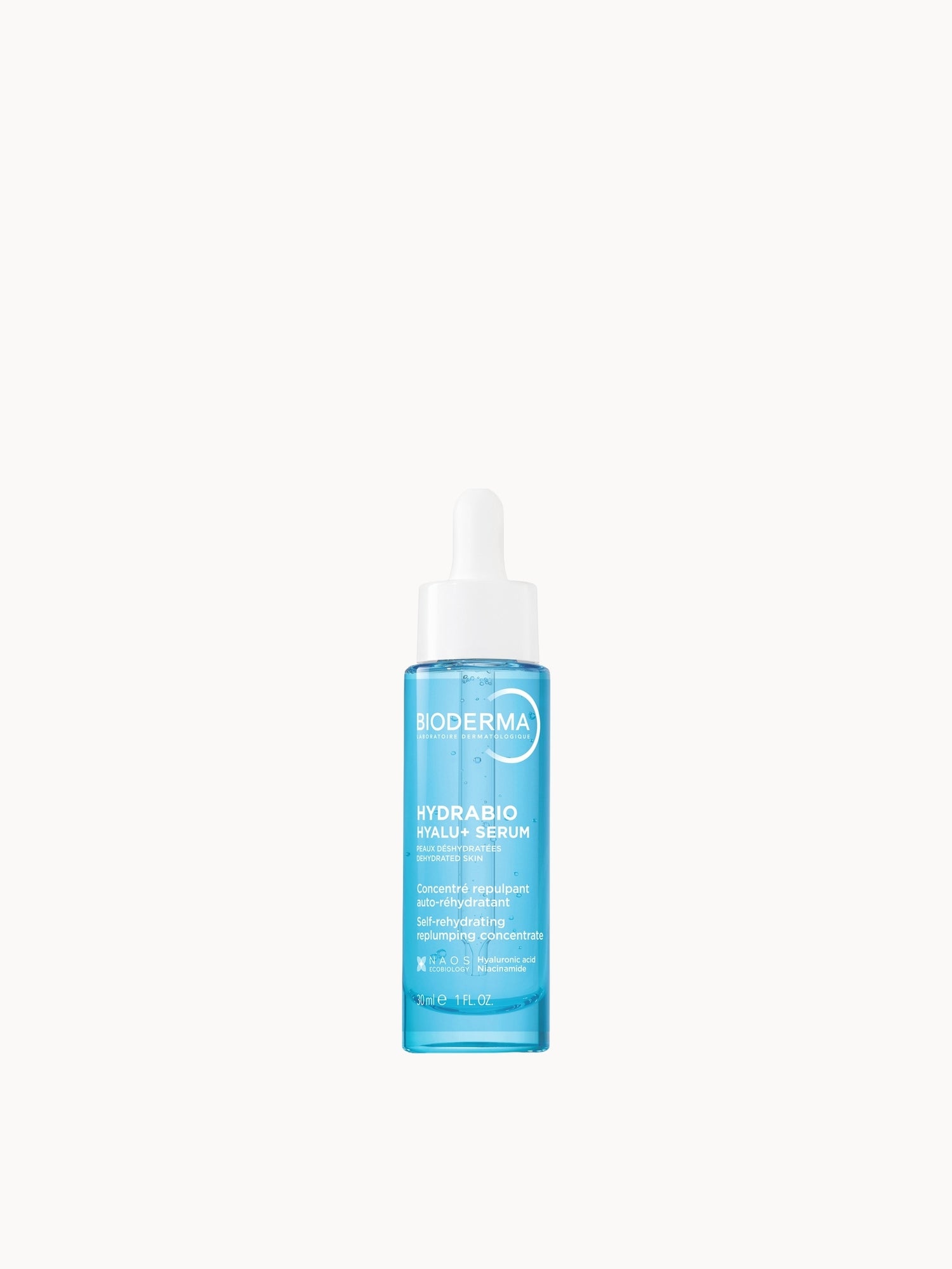 Bioderma Hydrabio Hyalu+ Face Serum for Dry Dehydrated Skin with Hyaluronic Acid and Niacinamide 30ml