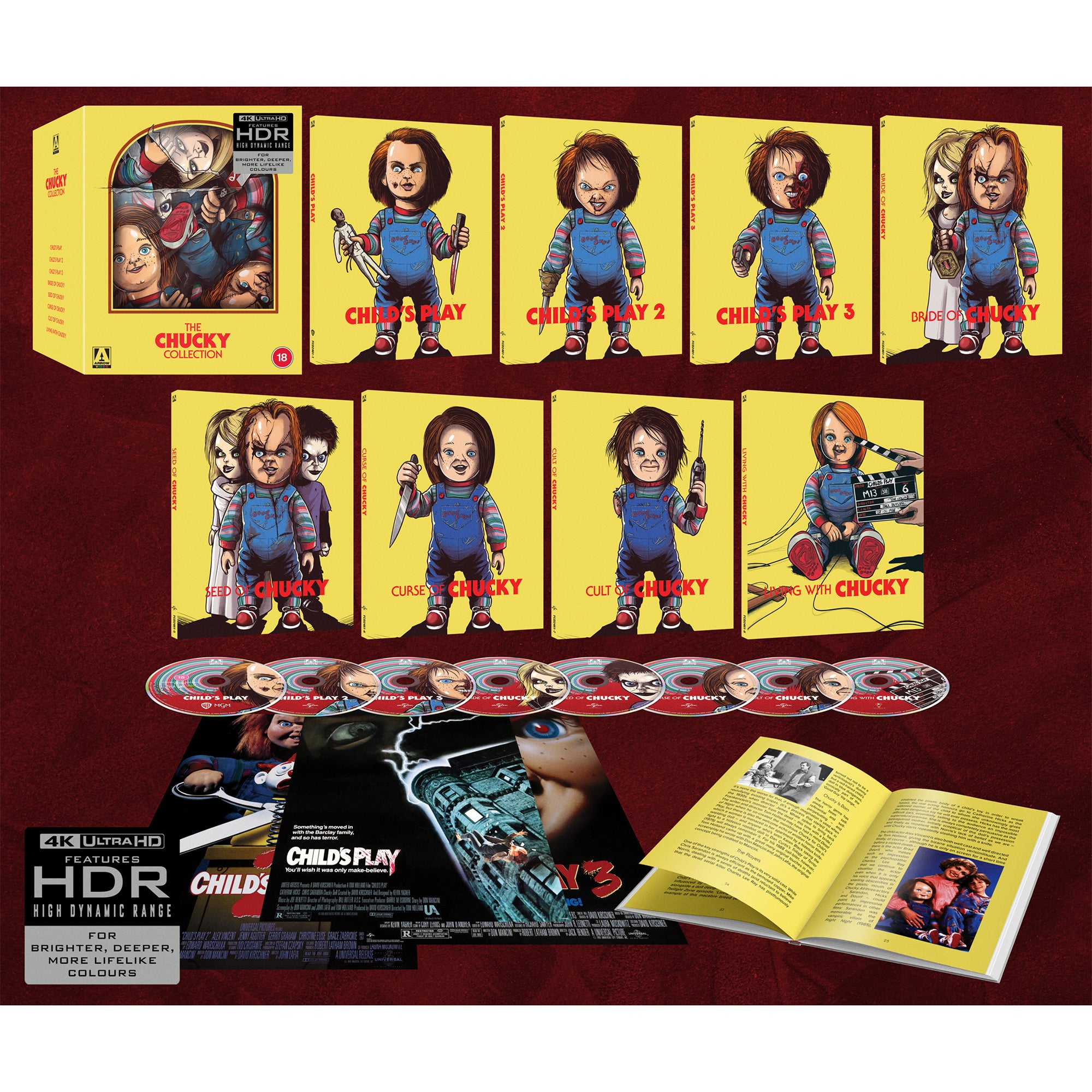 The Chucky Collection Limited Edition 4K UHD+Blu-ray | Zavvi UK