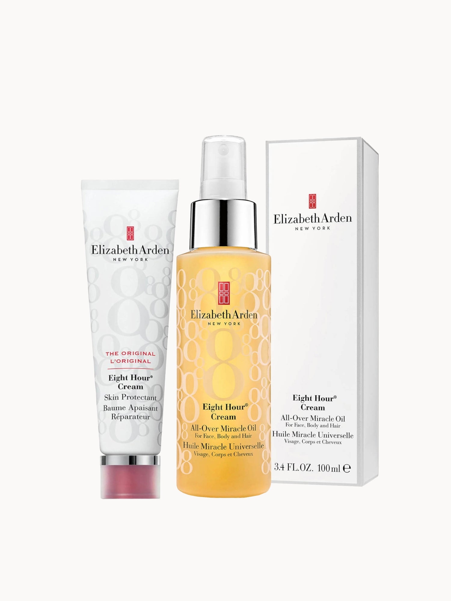Elizabeth Arden Eight Hour Skin Protectant and All-Over Miracle Oil Set