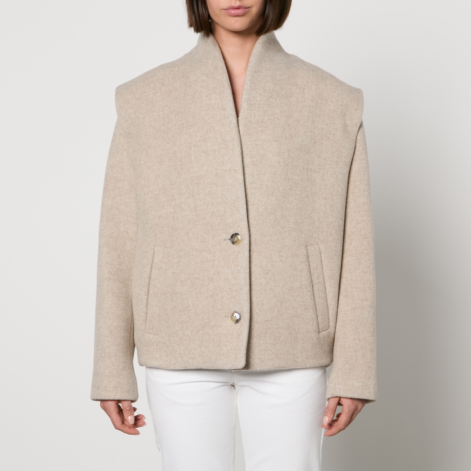 【極美品】 ISABEL MARANT ETOILE drogo jacket Beige Drogo Jacket by Isabel Marant Etoile on Sale