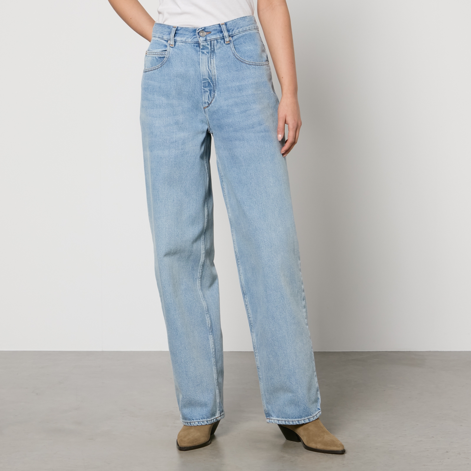 パンツ MARANT ETOILE Joanny denim trouser with ikat print Isabel Marant Étoile Joanny Ikat Denim Jeans | Liberty