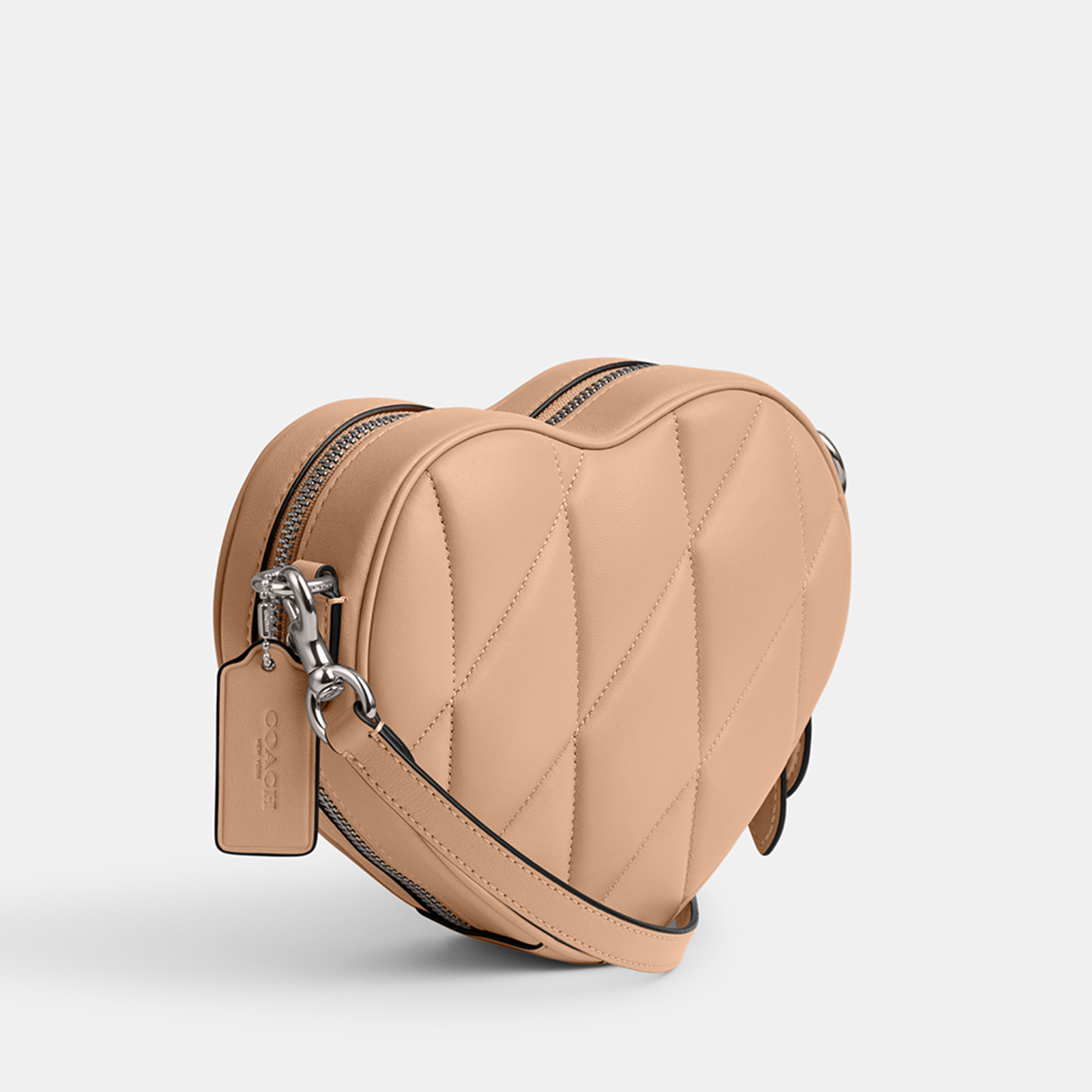 バッグ original leather heart bag Shop COACH - Quilted Leather Heart Crossbody Bag | Saks