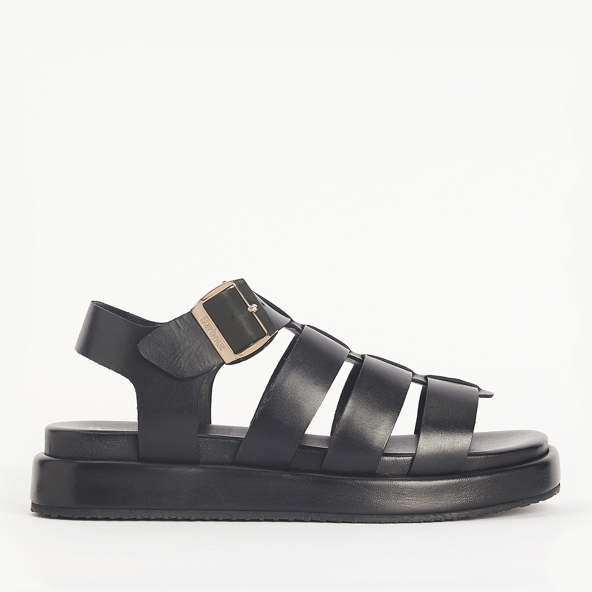 Barbour Women#39;s Charlene Leather Sandals - Black
