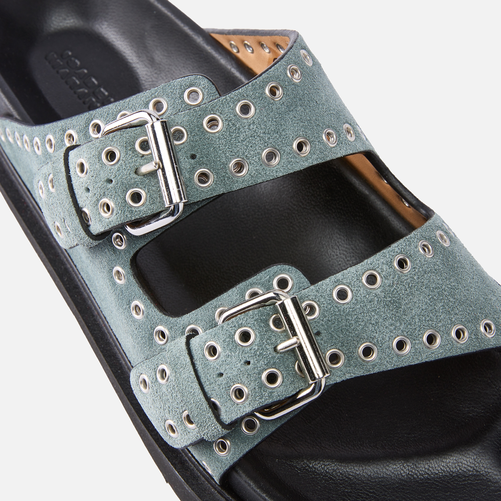 Isabel Marant Women's Lennya Suede Double-Strap Sandals - UK