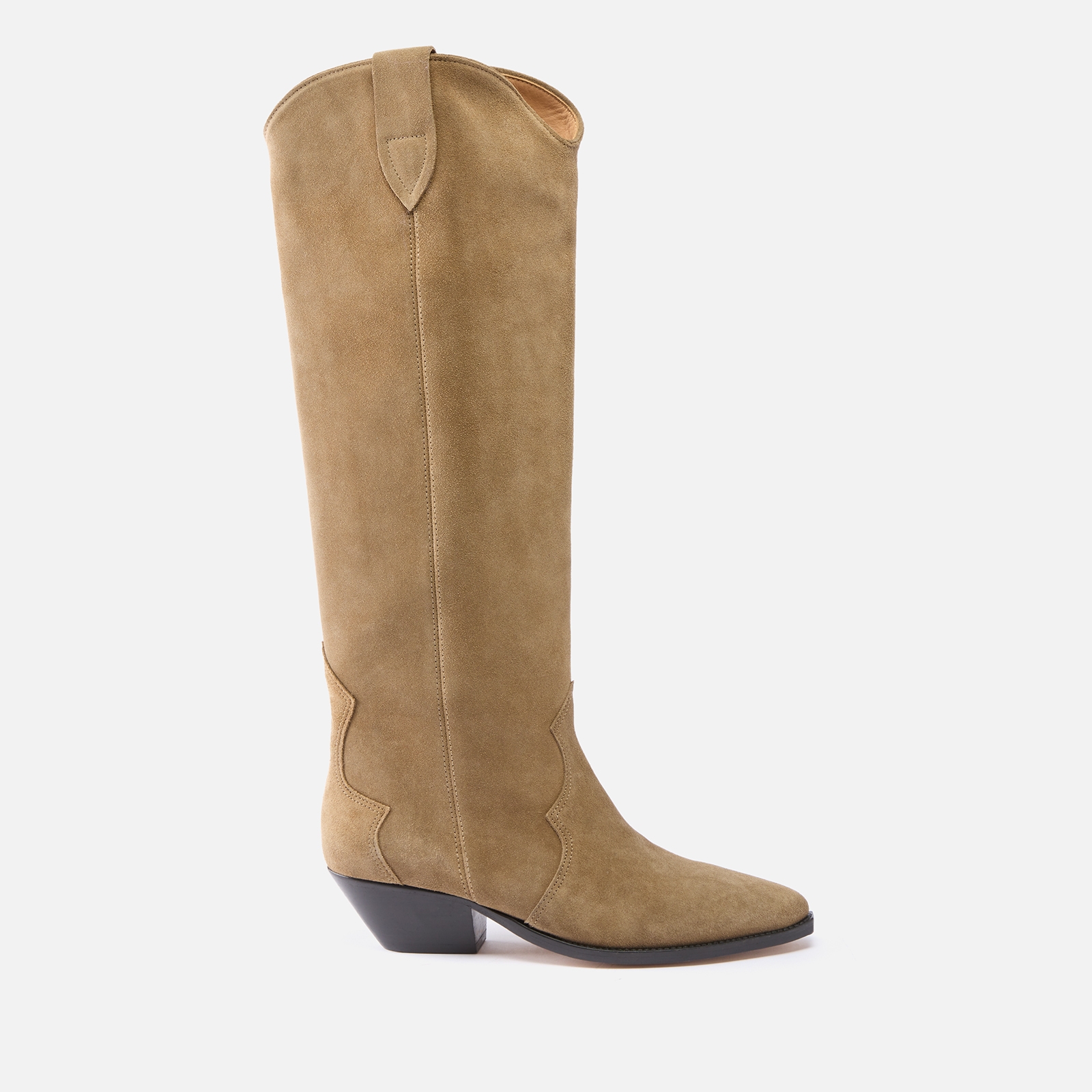 Isabel Marant Women's Denvee Suede Knee High Boots | Coggles