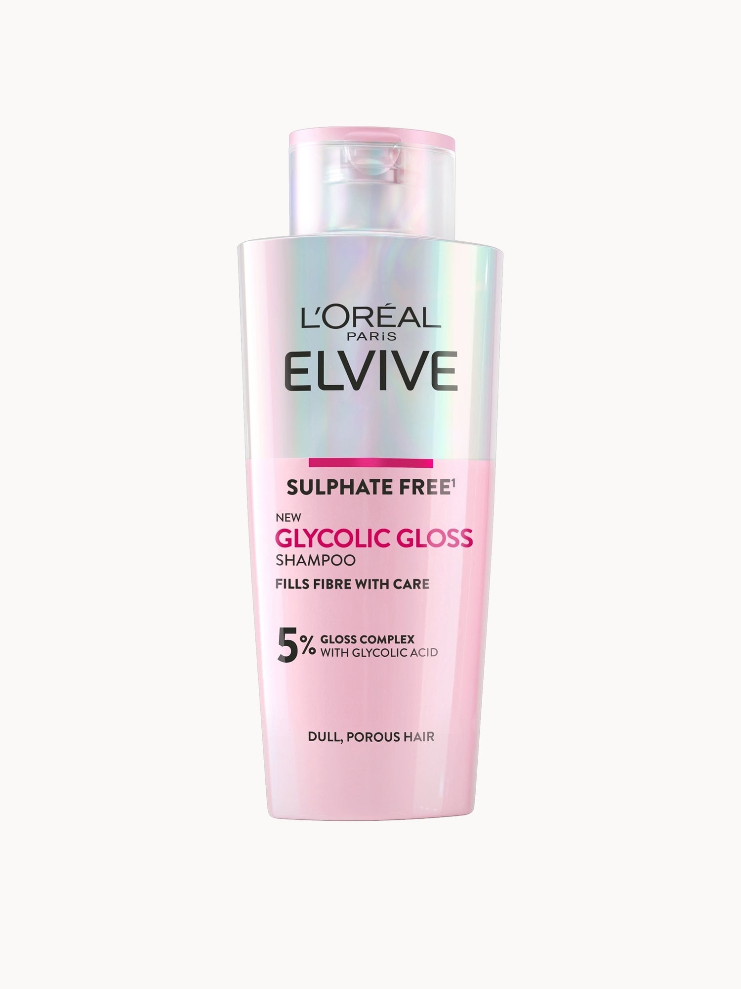 L'Oréal Paris Elvive Glycolic Gloss Sulphate Free Shampoo for Dull Hair 200ml