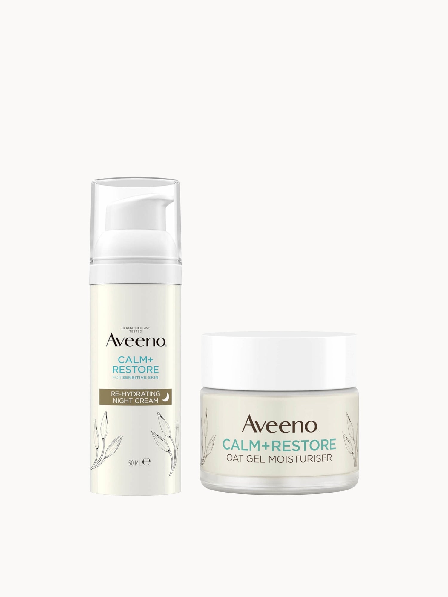 Aveeno Face Calm and Restore Intensely Nourish Day and Night Duo