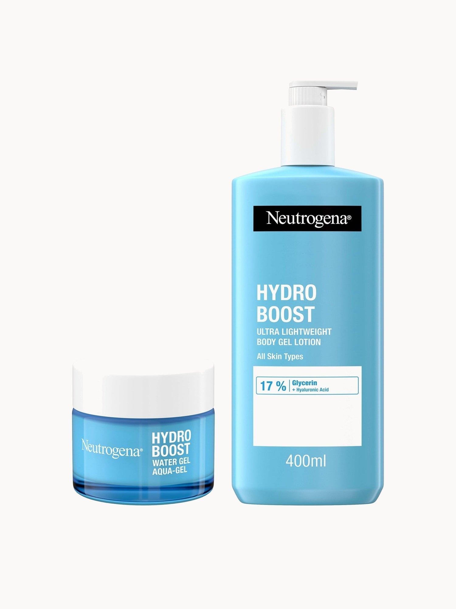 Neutrogena Top to Toe Hydration - Hyaluronic Acid Face and Body Moisturiser Duo