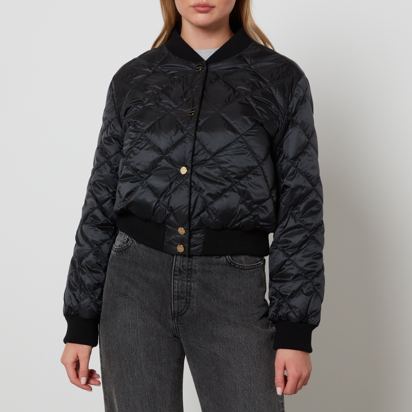 ジャケット MAX MARA Drill Jacket Down jacket in iridescent water-repellent canvas, camel