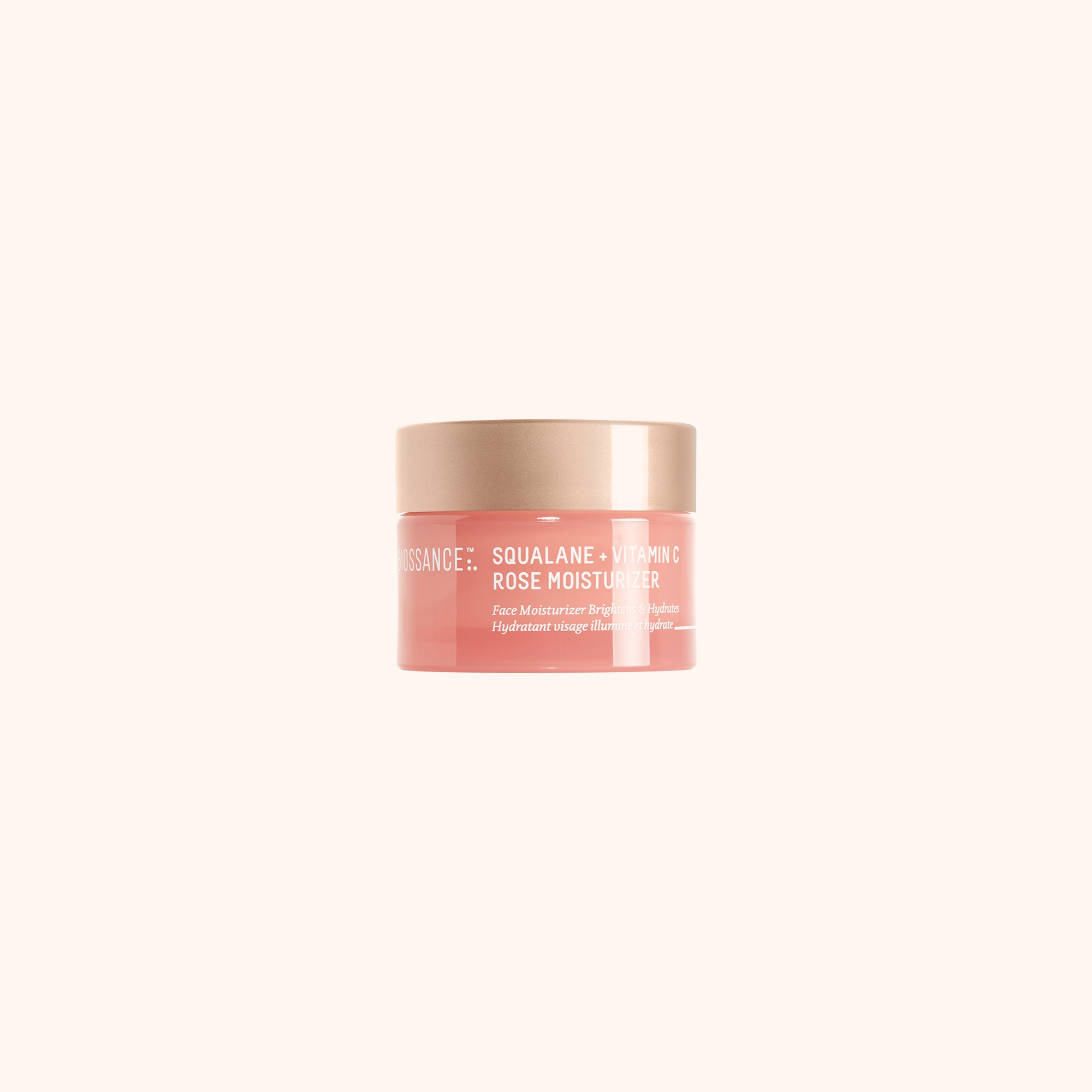 フェイスクリーム Biossance Squalane +Vitamin C Rose cream Squalane + Vitamin C Rose Moisturizer Travel Size | Biossance