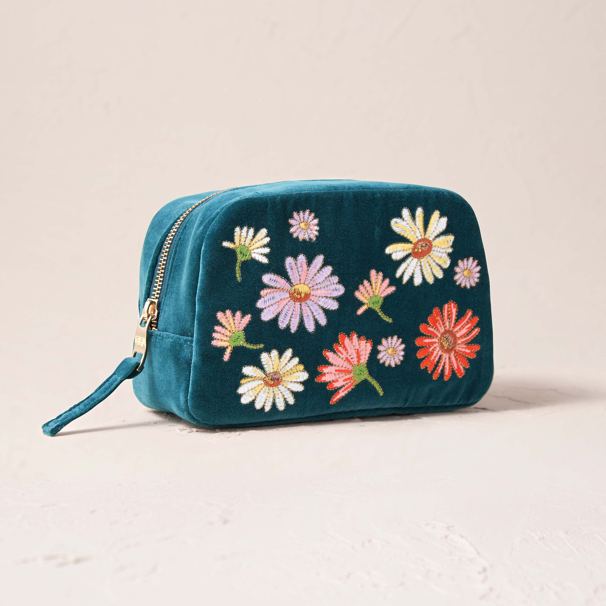 Elizabeth Scarlett Wildflower Rich Blue Velvet Everyday