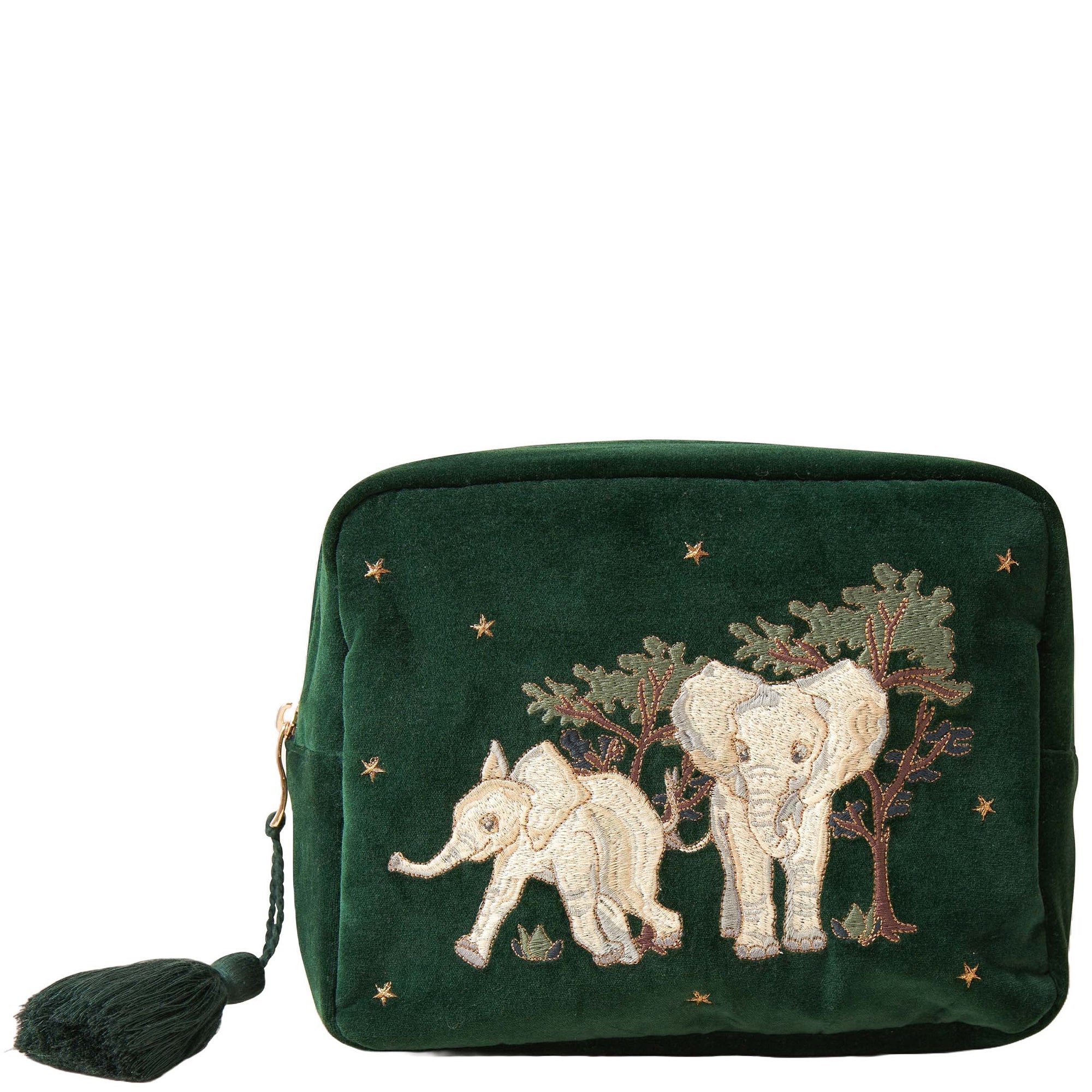 Elizabeth Scarlett Baby Elephant Conservation Forest Velvet Wash