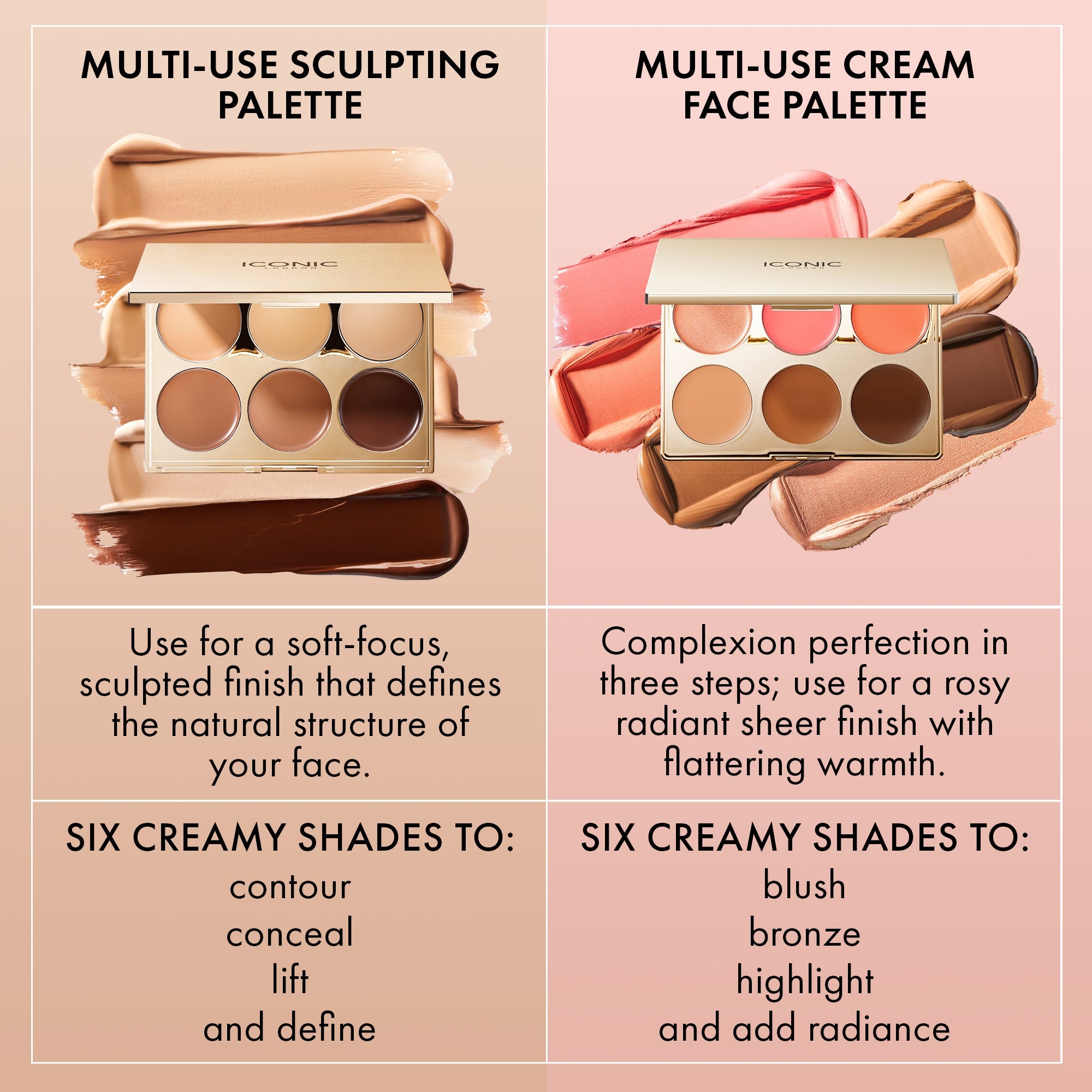 Trio Compact Avon Luxe : Poudre Bronzante, Blush Et Illuminateur - 10g - Neuf