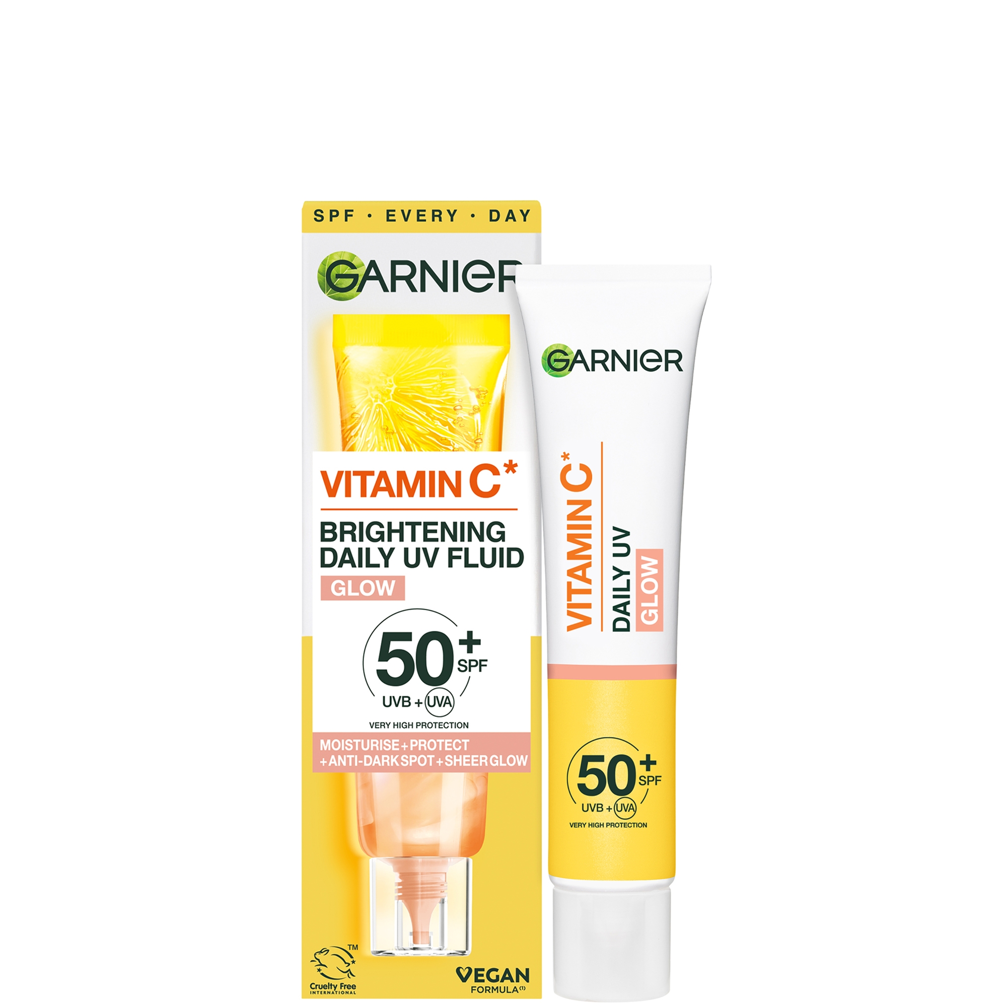 Garnier: Garnier Vitamin C Daily UV Brightening Fluid Glow SPF 50+ 40ml