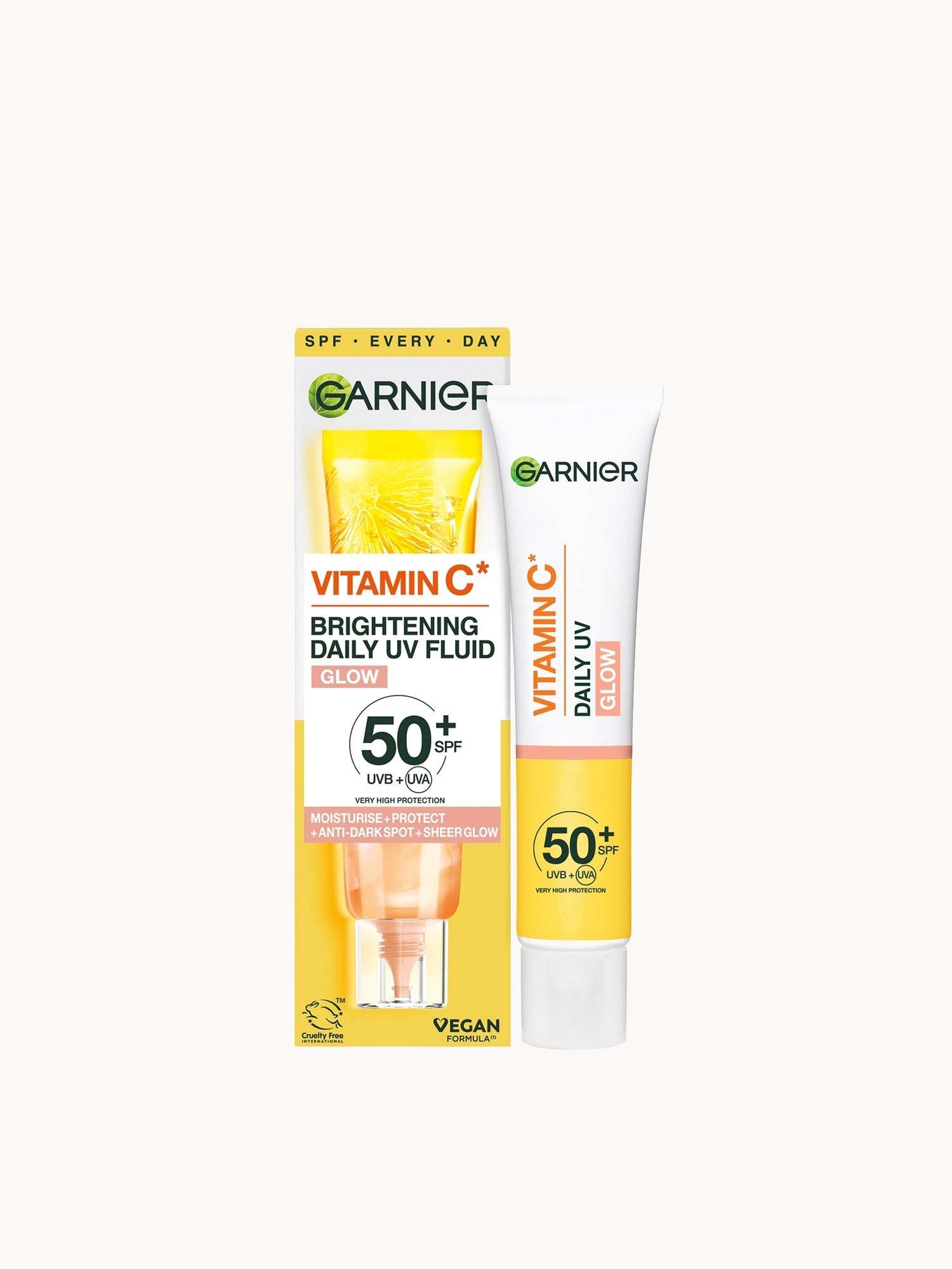Garnier Vitamin C Daily UV Brightening Fluid Glow SPF 50+ 40ml