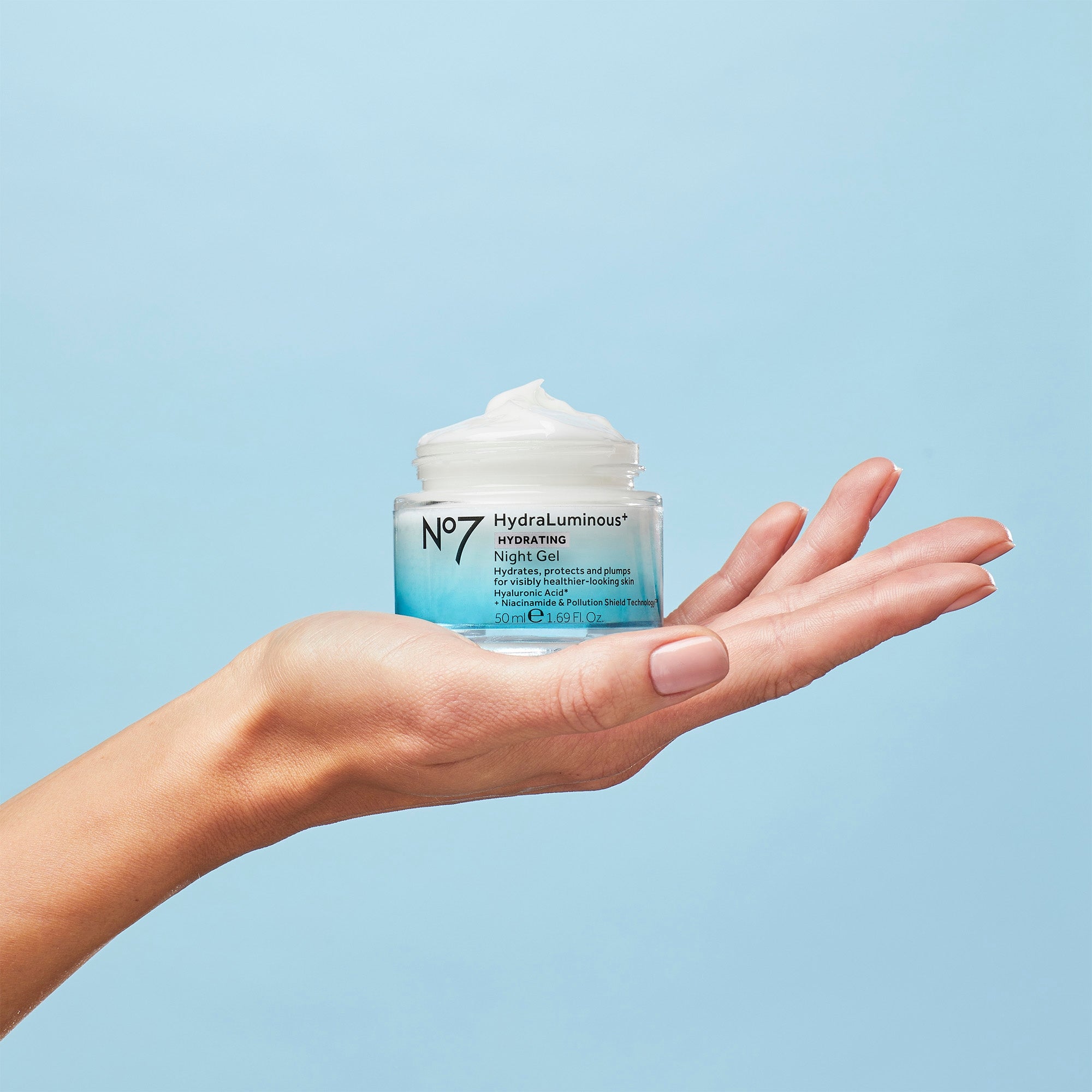 No7 HydraLuminous+ Night Gel 50ml | No7 UK