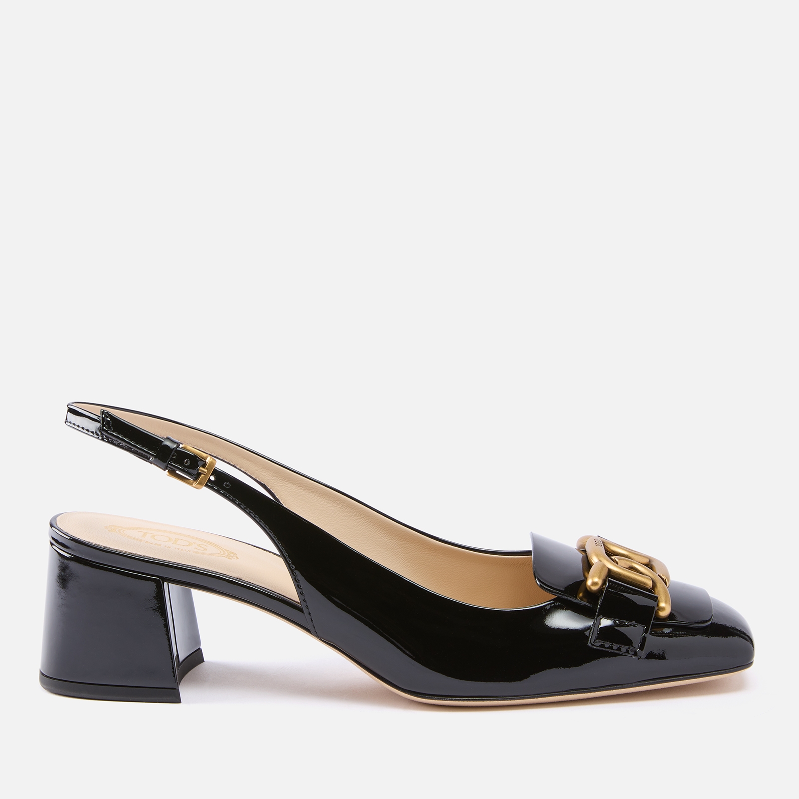 Tod's Women's Leather Heeled Slingback Pumps | Coggles