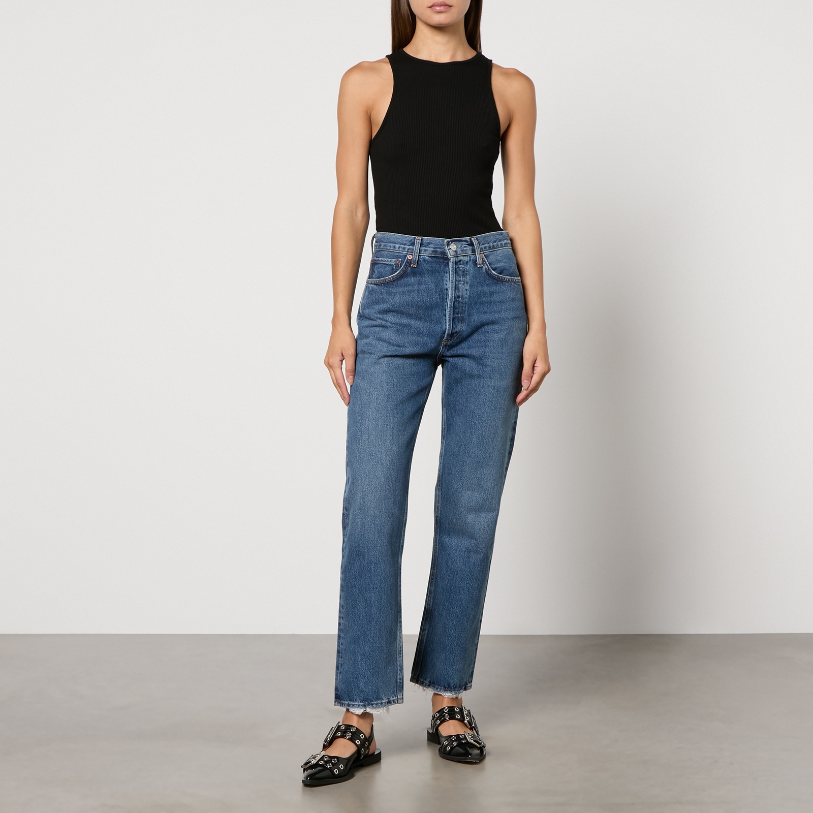 パンツ AGOLDE 90S Straight Denim Pants Vagabond Black A069C1157VBON AGOLDE 90s Jeans | Shopbop