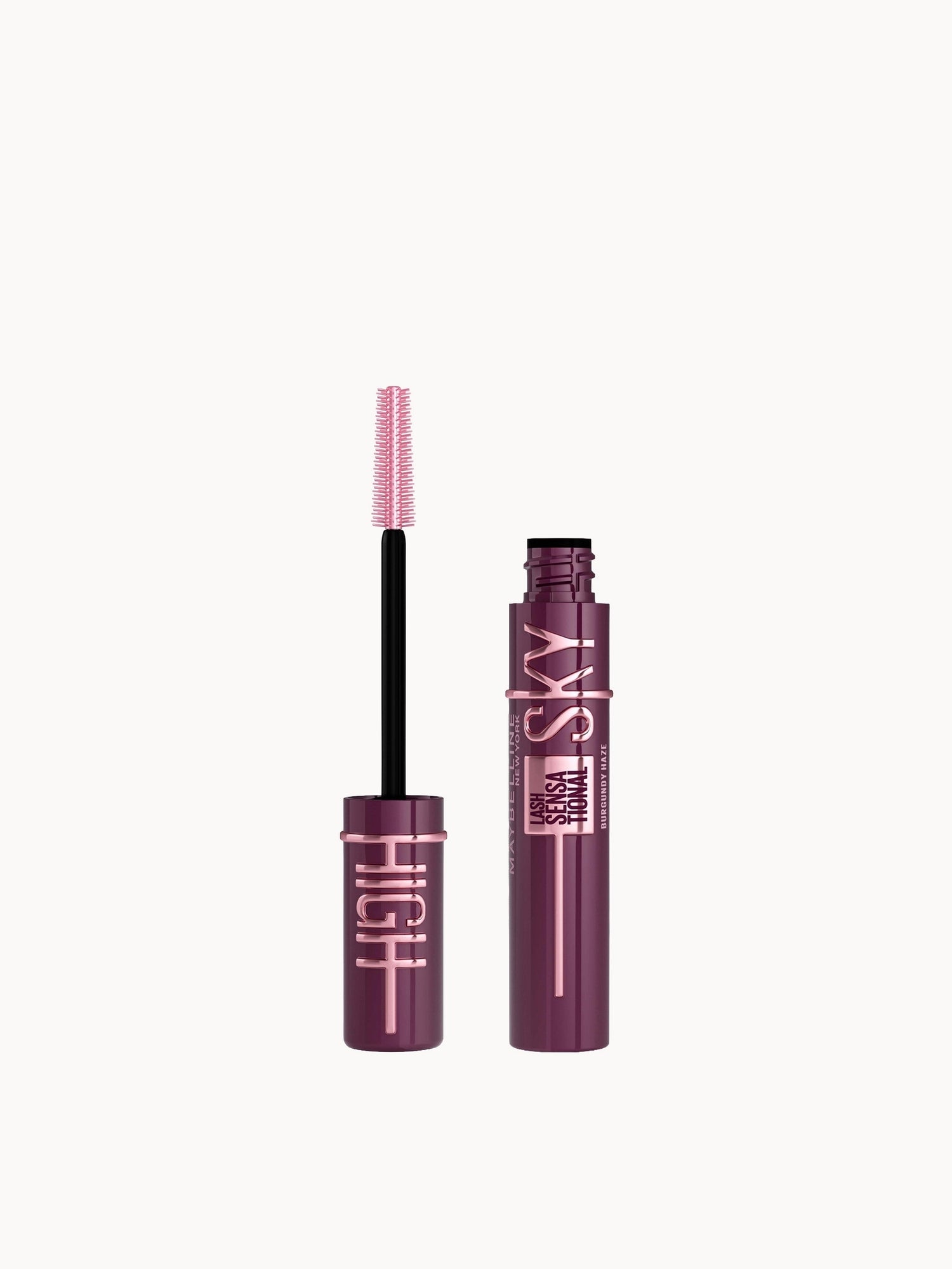 Maybelline Lash Sensational Sky High Volumizing and Thickening Eyelash Lengthening Mascara - Burgundy Haze