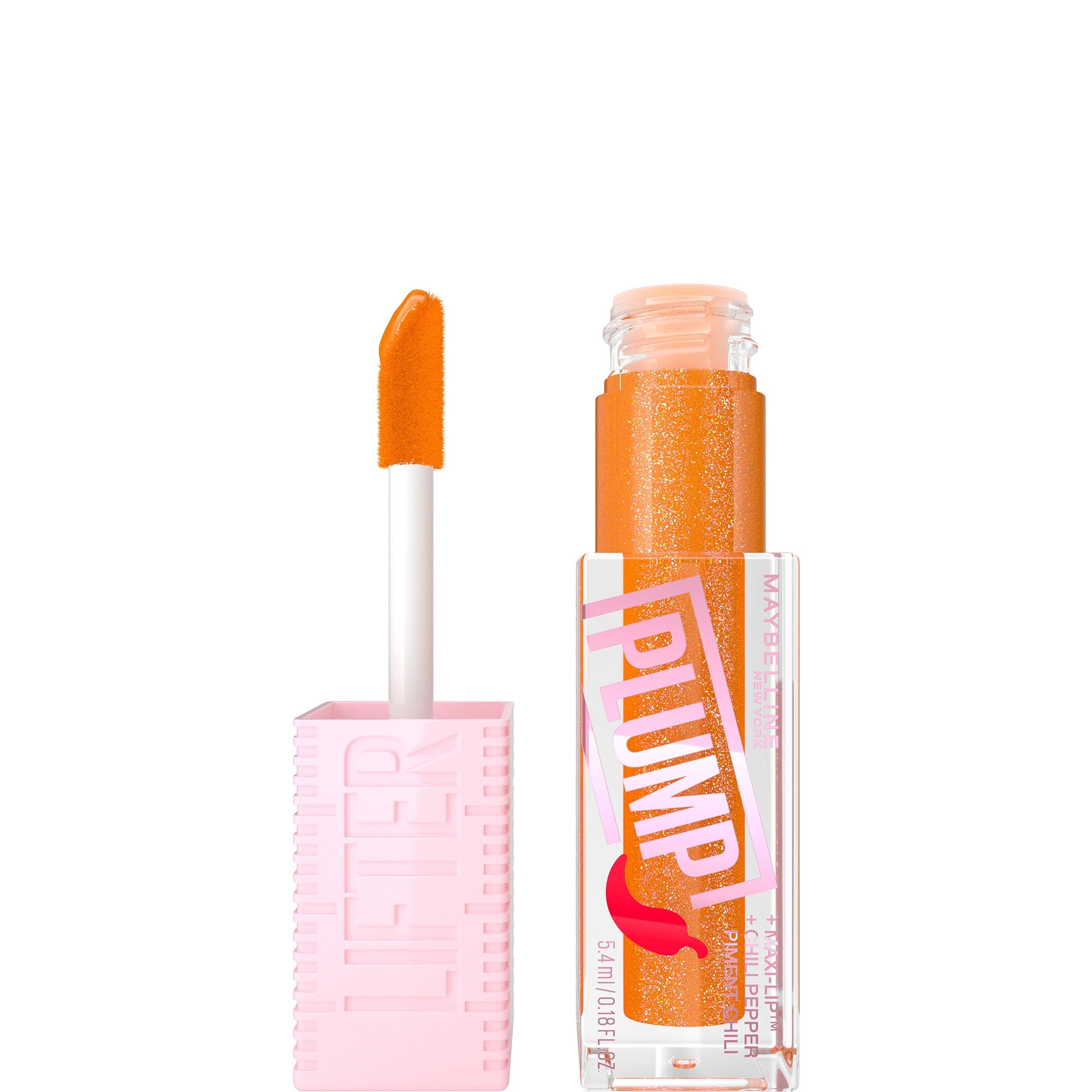 Maybelline Glitter Blast Lipgloss – Farbe 75 Steamy Nights, 5 Ml, Mit Glitzereffekt, Für Tag & Nacht