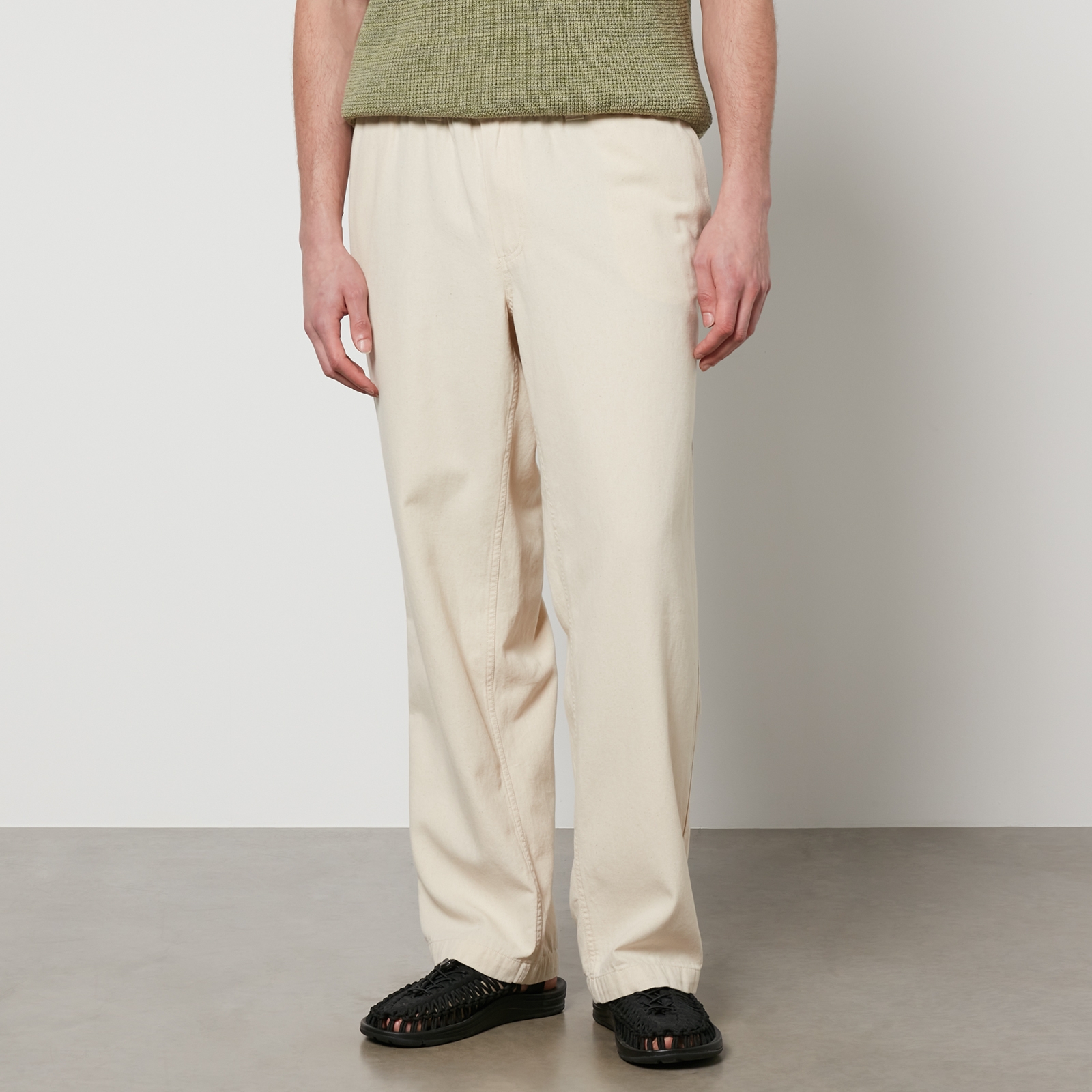 パンツ CHLO STRAIGHT-LEG TROUSERS IN CANVAS CHLOE - Straight Pants In Cotton Canvas – The Sale Sisters