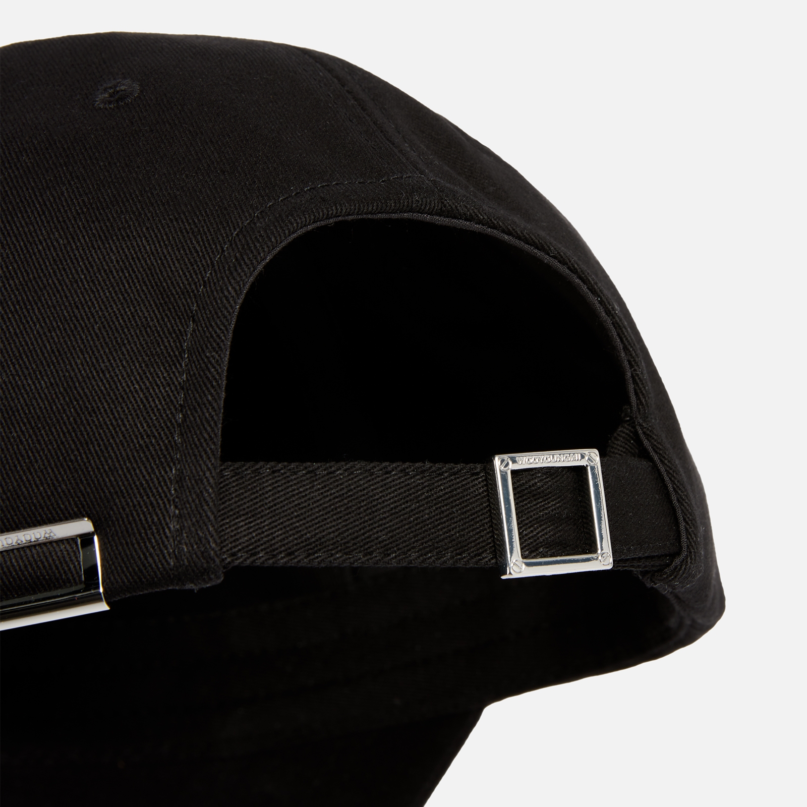 Wooyoungmi Paris Metallic Logo-Embroidered Cotton-Twill Cap