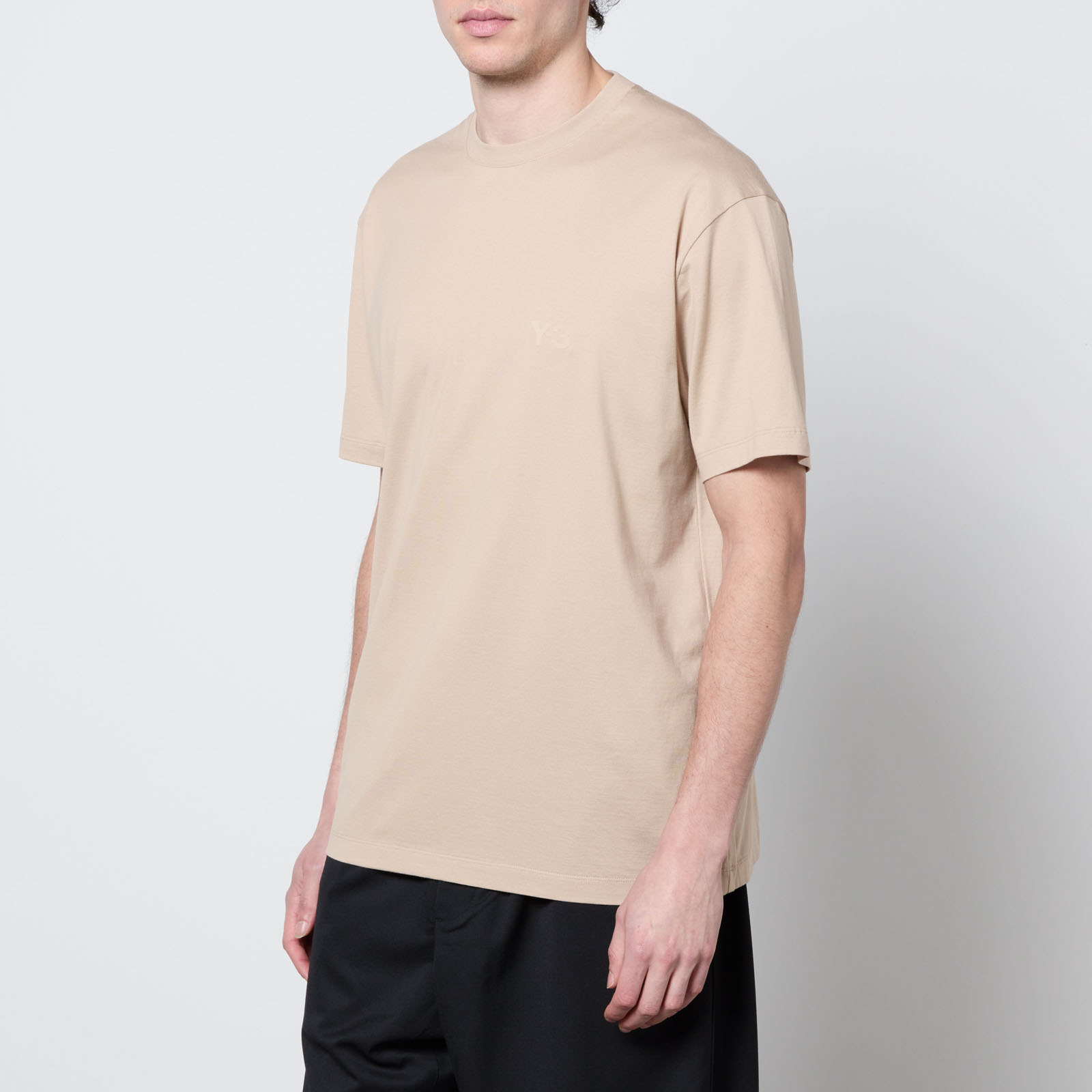 Y-3 Relaxed Logo-Print Cotton-Jersey T-Shirt - XL | Coggles