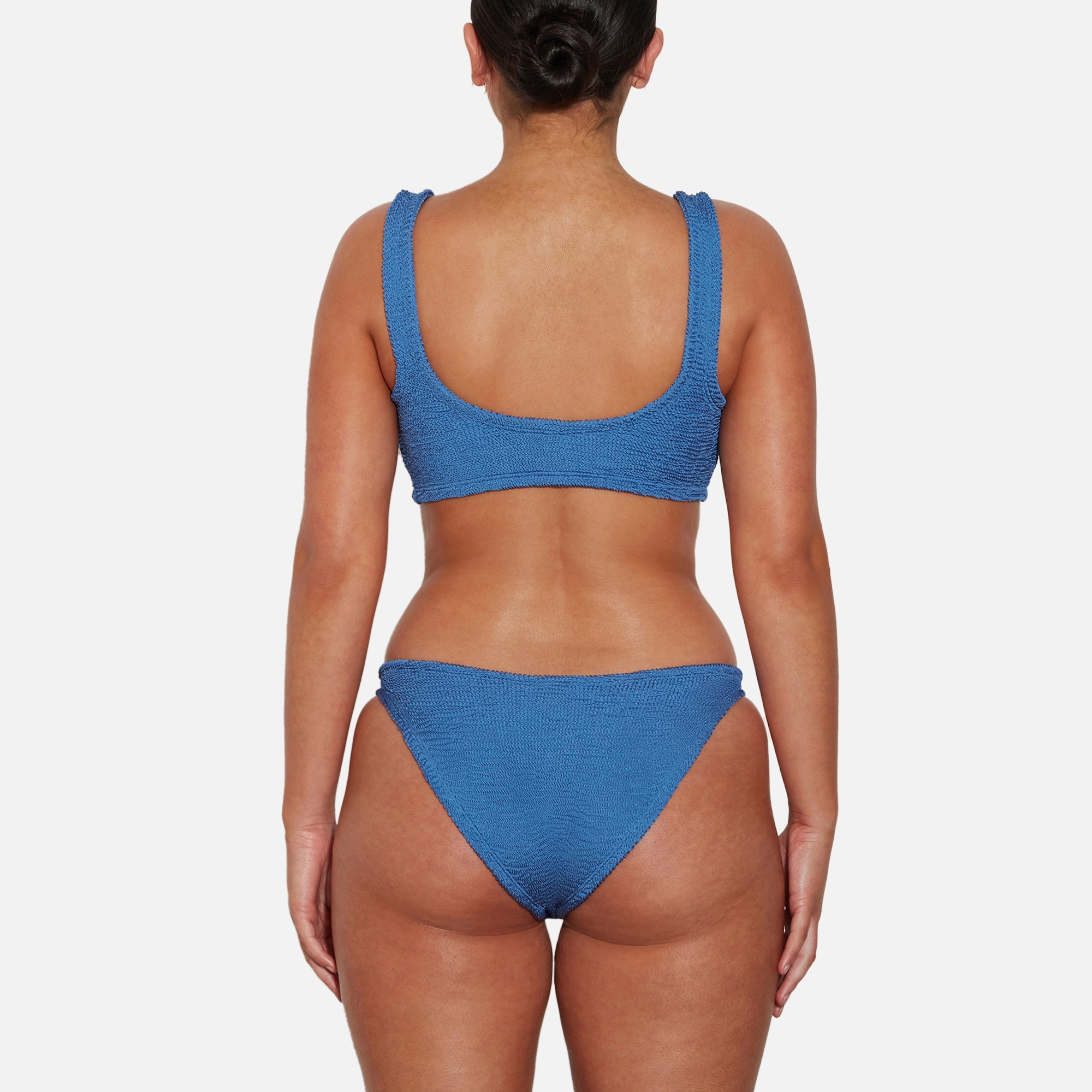 Hunza G TINABIKINICRINKLEBUBBLEGUM 関税送料込 Hunza G Juno Seersucker Bikini | Coggles