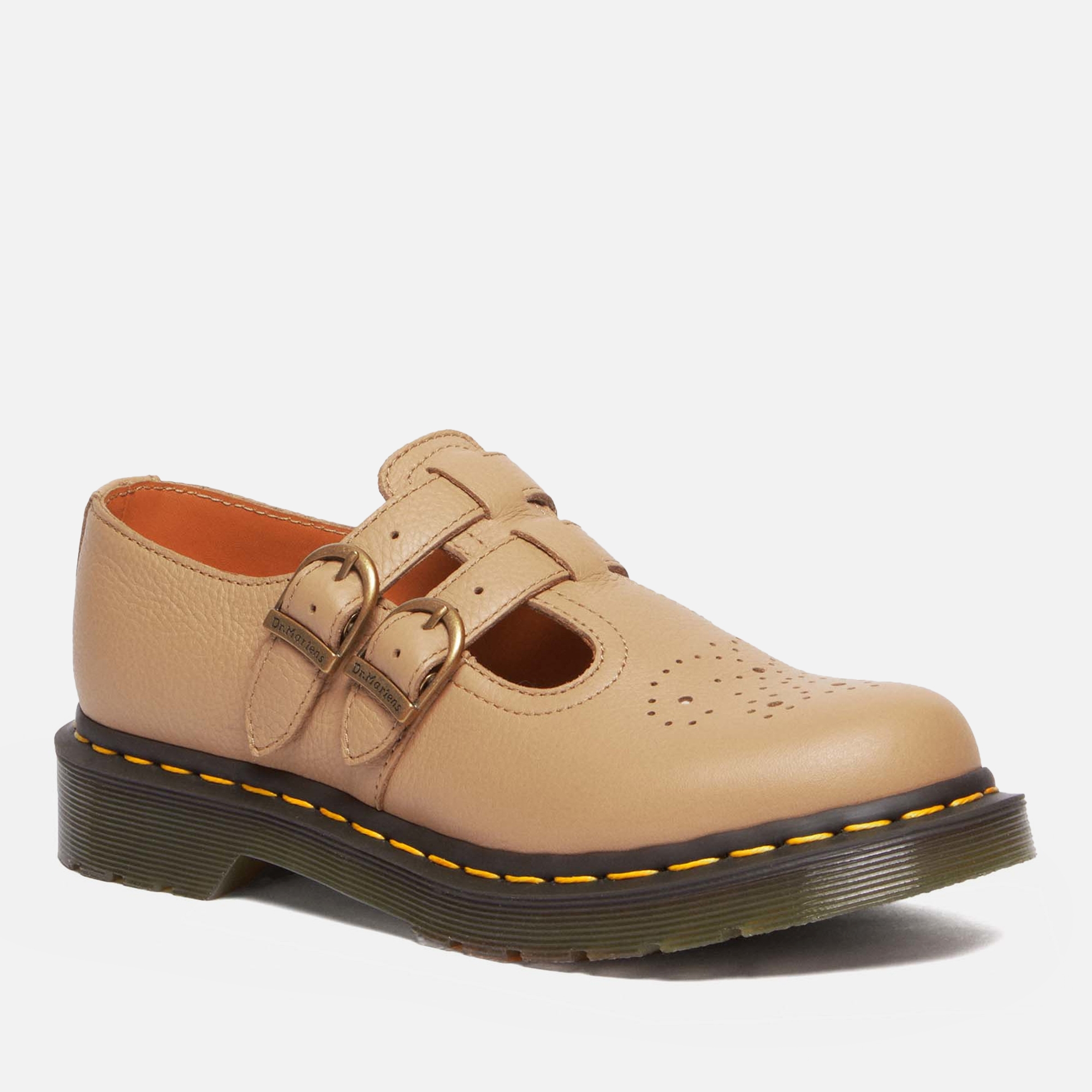 Dr. Martens 8065 Virginia Leather Mary Jane Shoes UK 8 Allsole