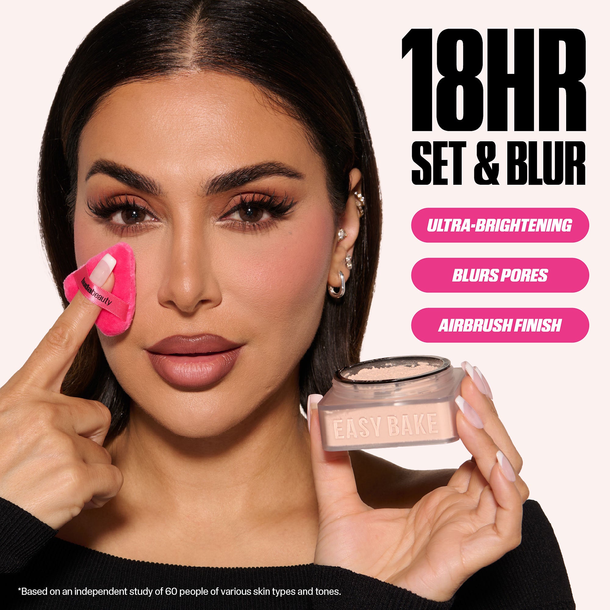 HUDA BEAUTY セッティングパウダー　ピーチパイ Huda Beauty Easy Bake Loose Powder - Peach Pie | Cult Beauty