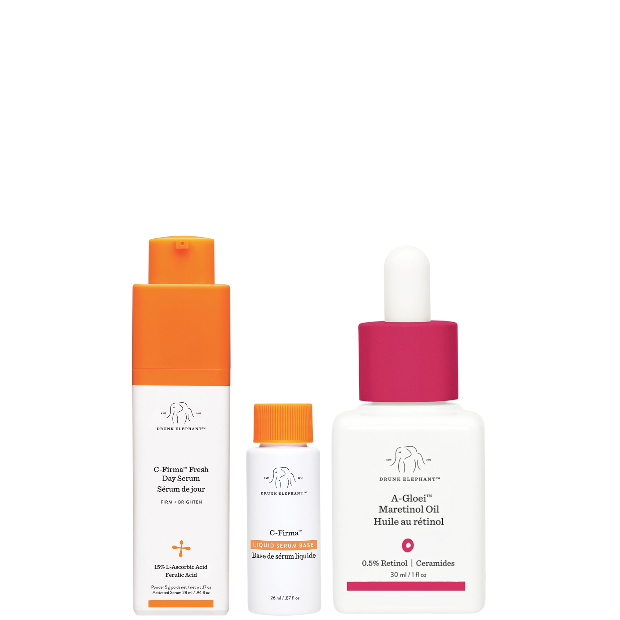 cult Drunk Elephant Liquid Gold Bundle