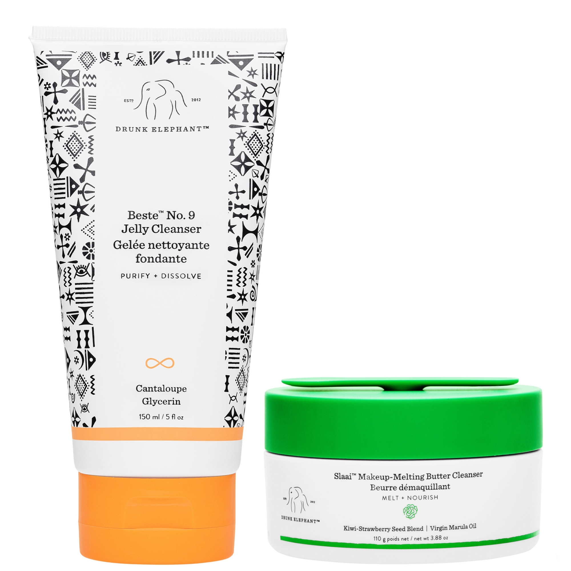 cult Drunk Elephant Double Cleanse Bundle