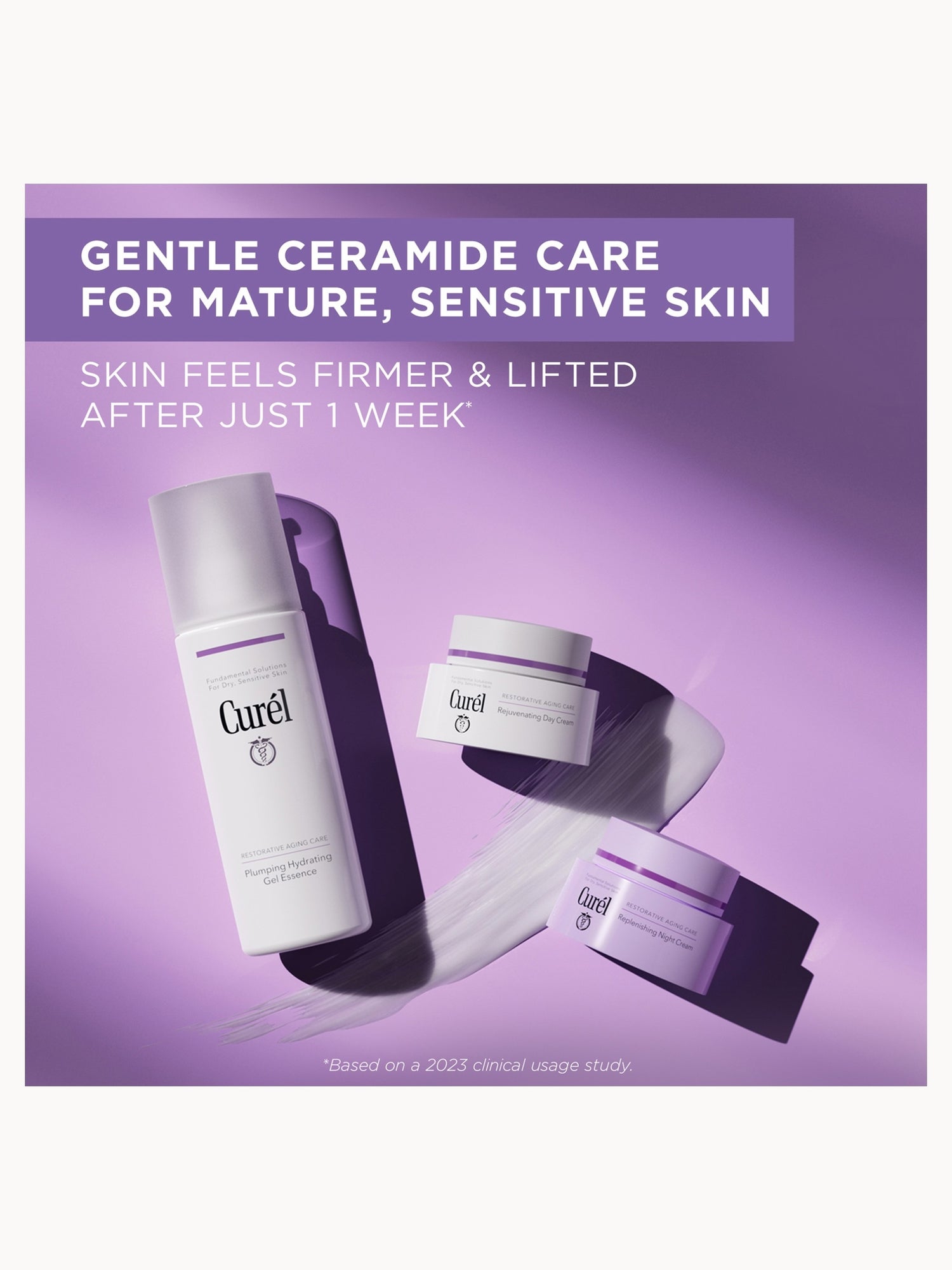 Curél Plumping Hydrating Gel Essence for Dry, Sensitive Skin 140ml