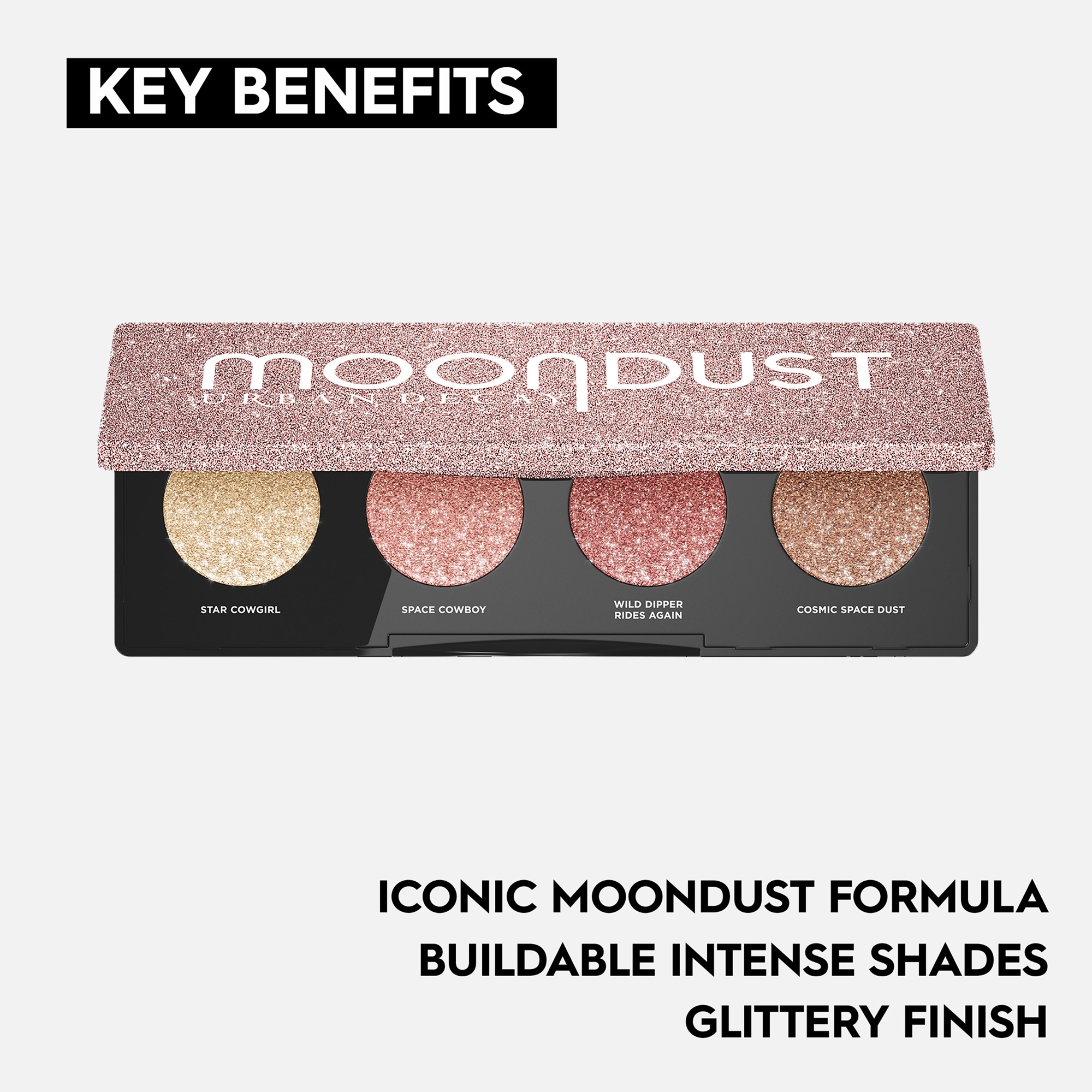 Urban Decay Moon Dust Space Rider パレット Urban Decay Moondust Space Rider Eyeshadow Quad Palette
