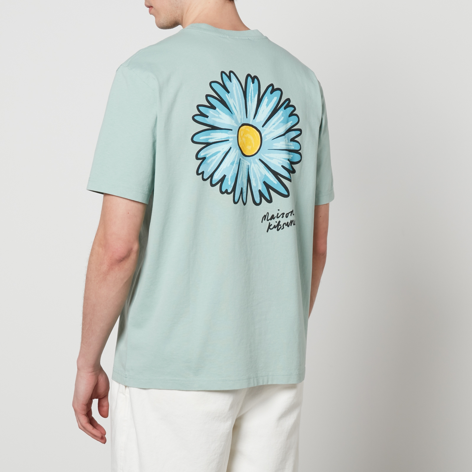 Flower Motif T-shirt MAISON SPECIAL 新品☆ PRE-ORDER】Flower Photo Oversized T-shirt