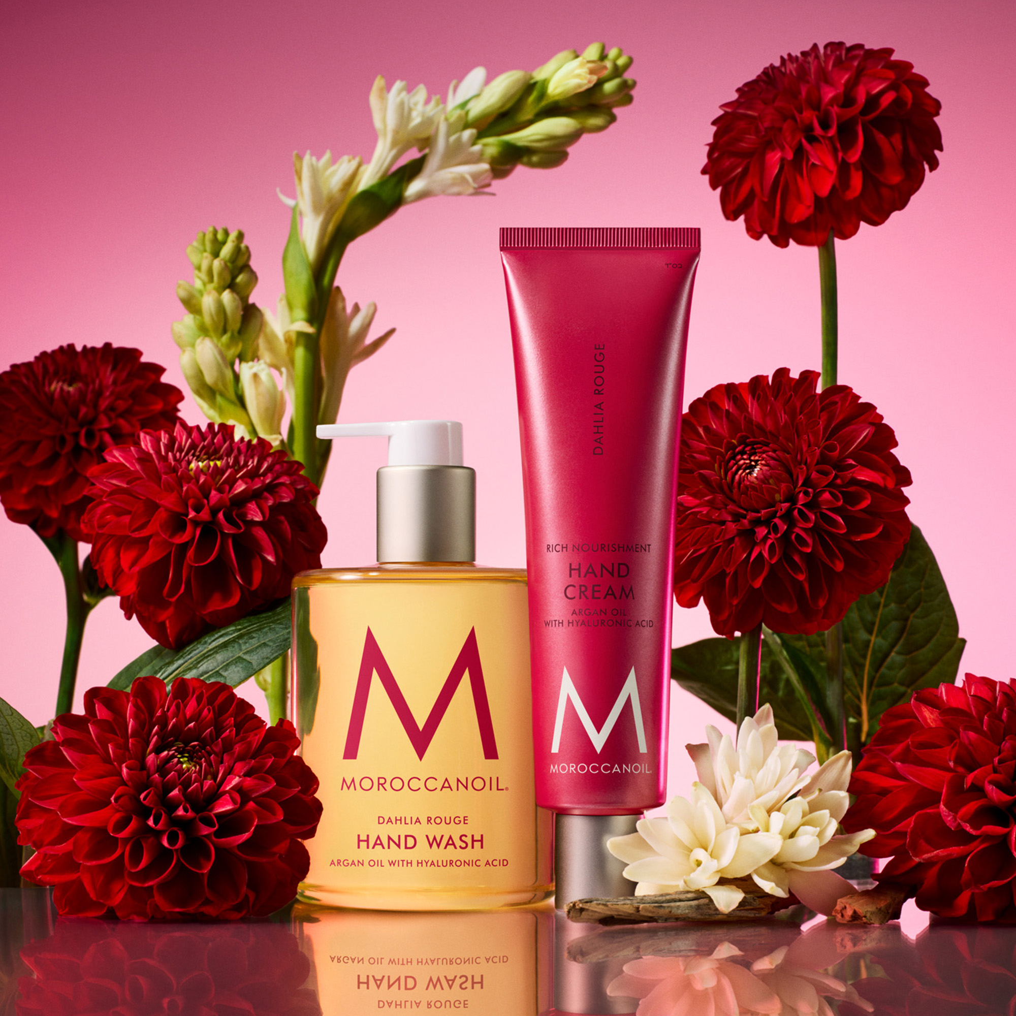 Moroccanoil Dahlia Rouge Hand Care Set (Worth $42) | Dermstore