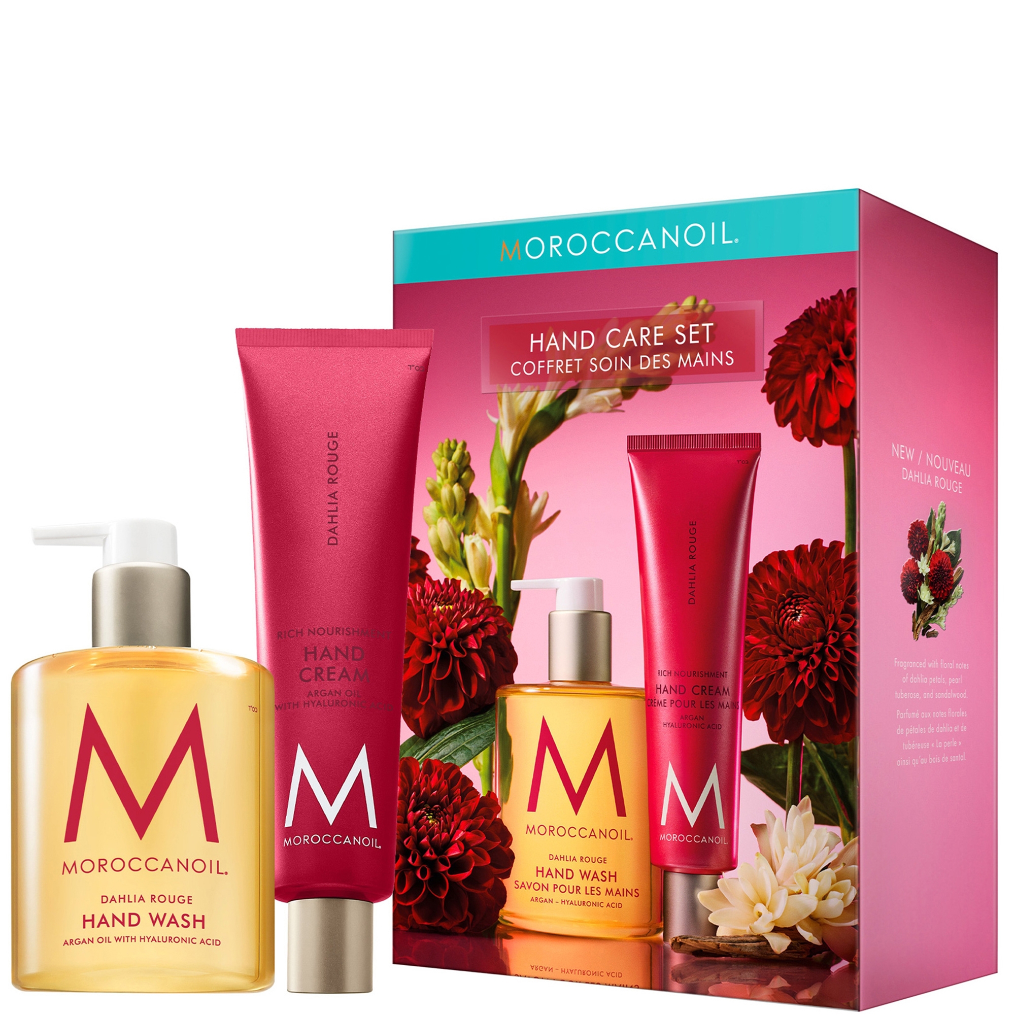 Moroccanoil Dahlia Rouge Hand Care Set (Worth $42) | Dermstore