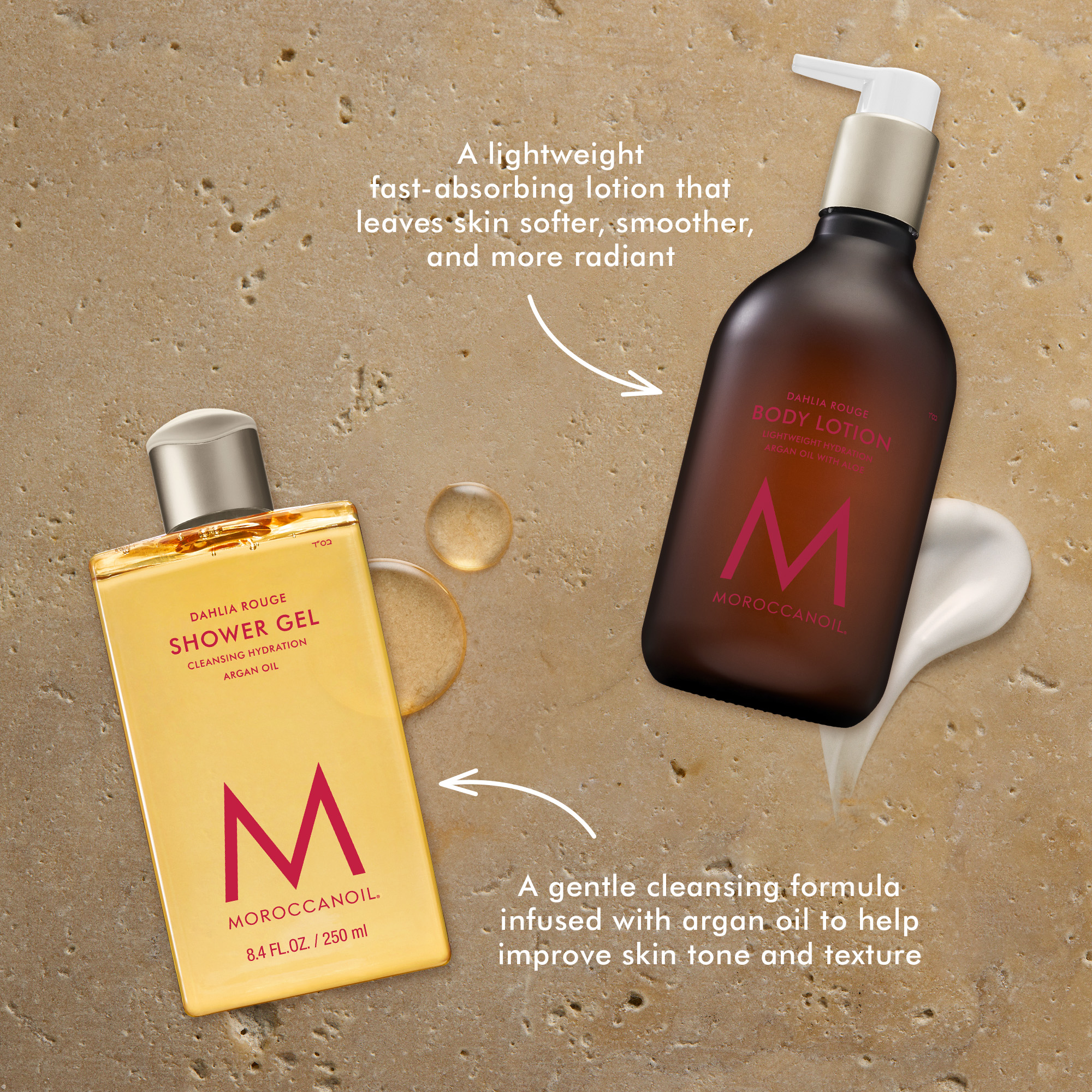 Moroccanoil Dahlia Rouge Body Care Set (Worth $48) | Dermstore